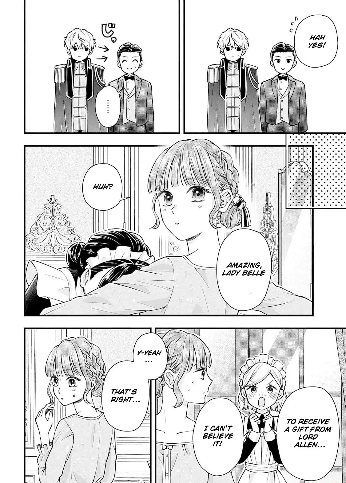 "Kuji" kara Hajimaru Konyaku Seikatsu ~Gensei naru Chuusen no Kekka, Warawanai Jiki Koushaku-sama no Konyakusha ni Tousen shimashita~ Chapter 4 page 22