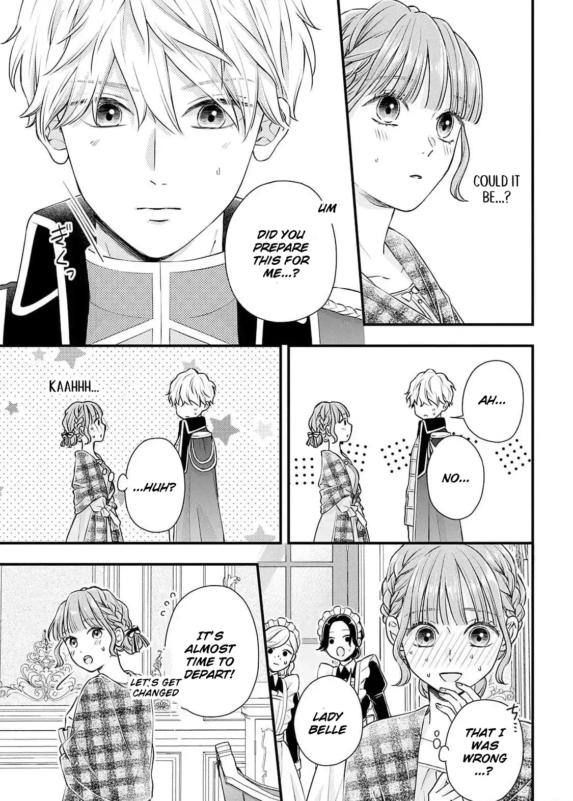 "Kuji" kara Hajimaru Konyaku Seikatsu ~Gensei naru Chuusen no Kekka, Warawanai Jiki Koushaku-sama no Konyakusha ni Tousen shimashita~ Chapter 4 page 21