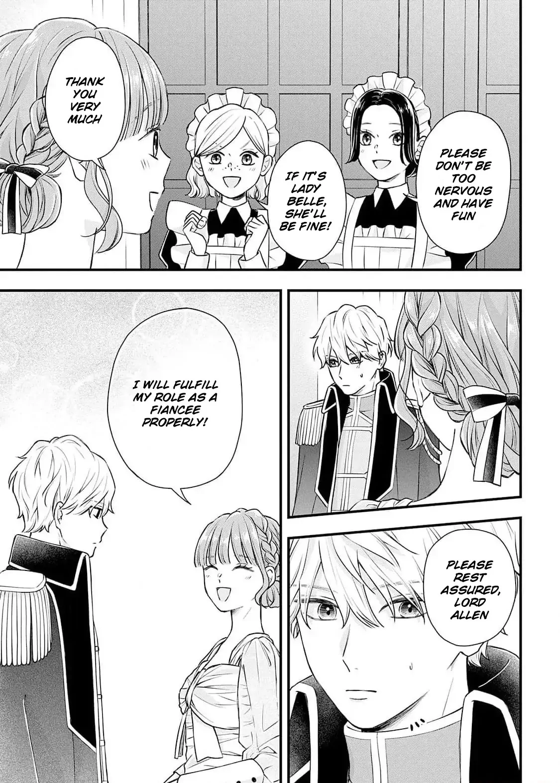 "Kuji" kara Hajimaru Konyaku Seikatsu ~Gensei naru Chuusen no Kekka, Warawanai Jiki Koushaku-sama no Konyakusha ni Tousen shimashita~ Chapter 4 page 29