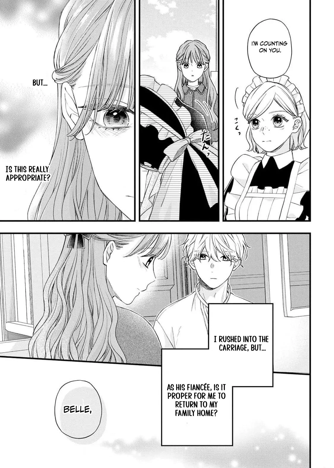 "Kuji" kara Hajimaru Konyaku Seikatsu ~Gensei naru Chuusen no Kekka, Warawanai Jiki Koushaku-sama no Konyakusha ni Tousen shimashita~ Chapter 10 page 9