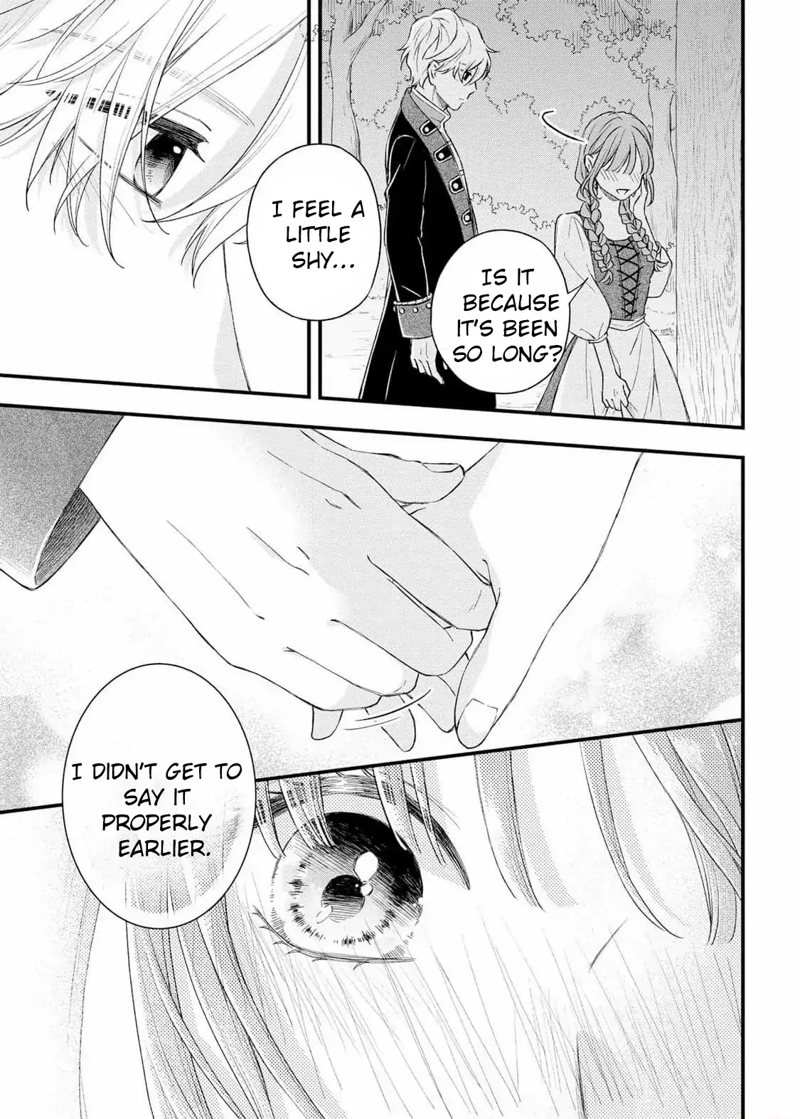"Kuji" kara Hajimaru Konyaku Seikatsu ~Gensei naru Chuusen no Kekka, Warawanai Jiki Koushaku-sama no Konyakusha ni Tousen shimashita~ Chapter 12 page 32