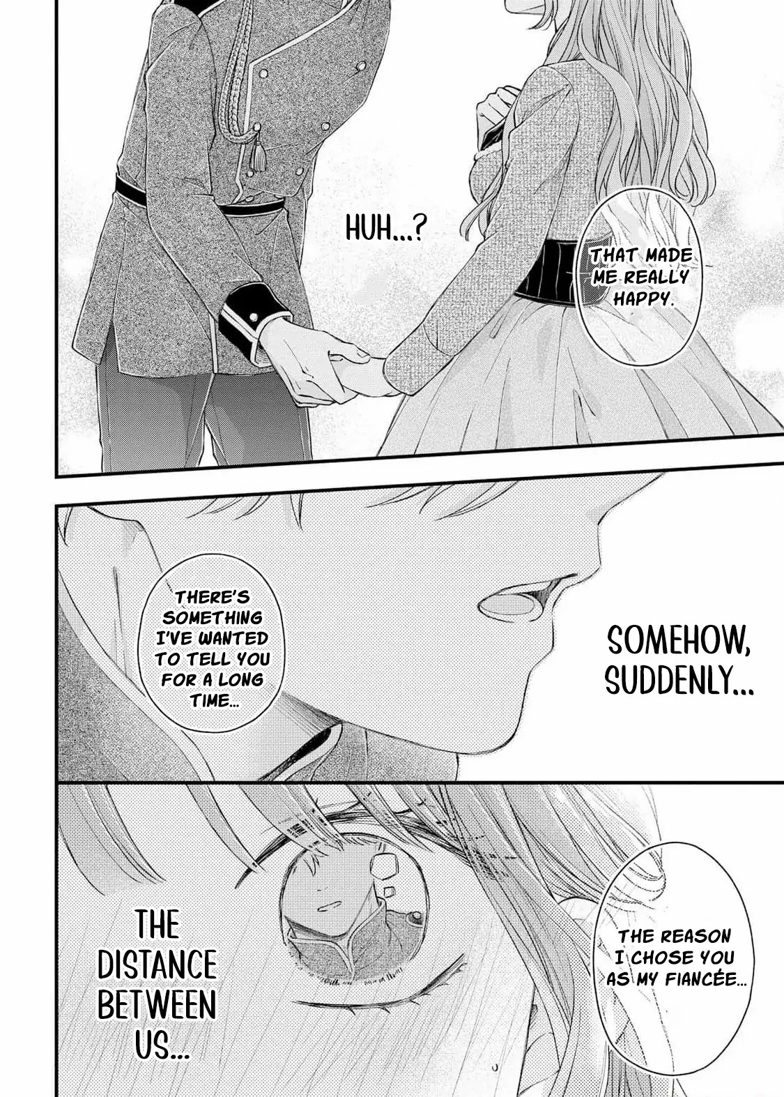 "Kuji" kara Hajimaru Konyaku Seikatsu ~Gensei naru Chuusen no Kekka, Warawanai Jiki Koushaku-sama no Konyakusha ni Tousen shimashita~ Chapter 13 page 34