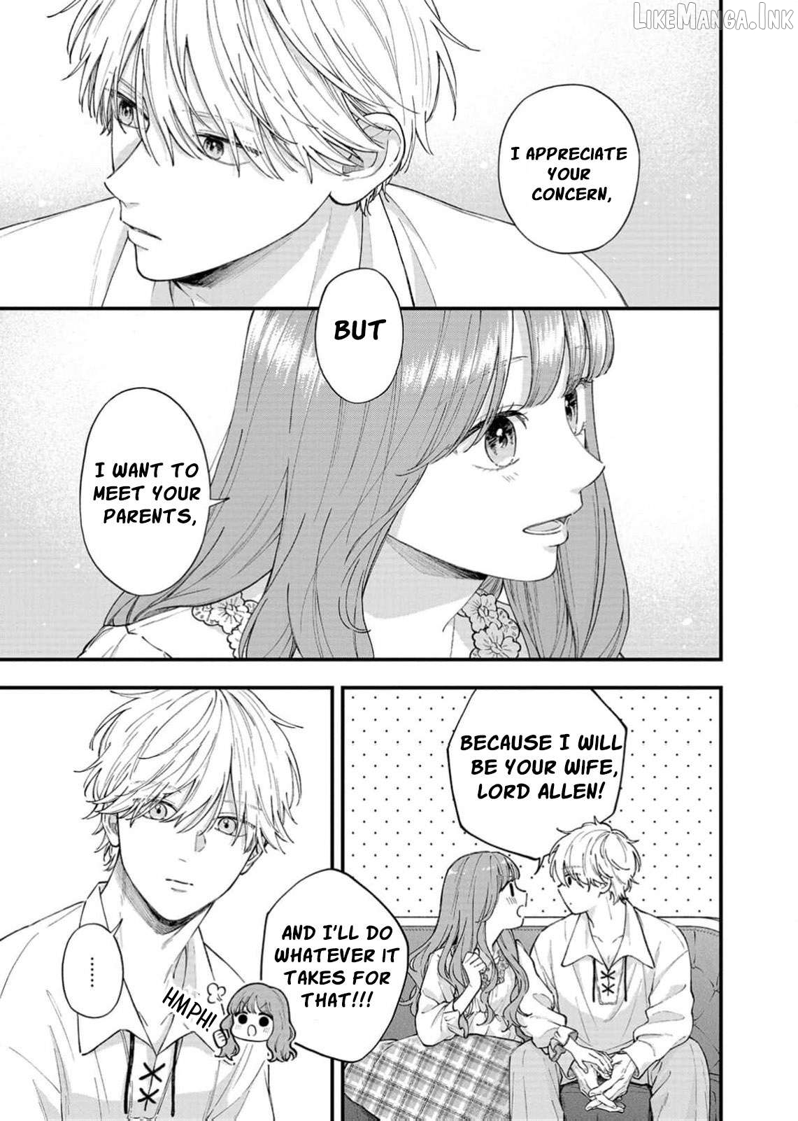 "Kuji" kara Hajimaru Konyaku Seikatsu ~Gensei naru Chuusen no Kekka, Warawanai Jiki Koushaku-sama no Konyakusha ni Tousen shimashita~ Chapter 34 page 10