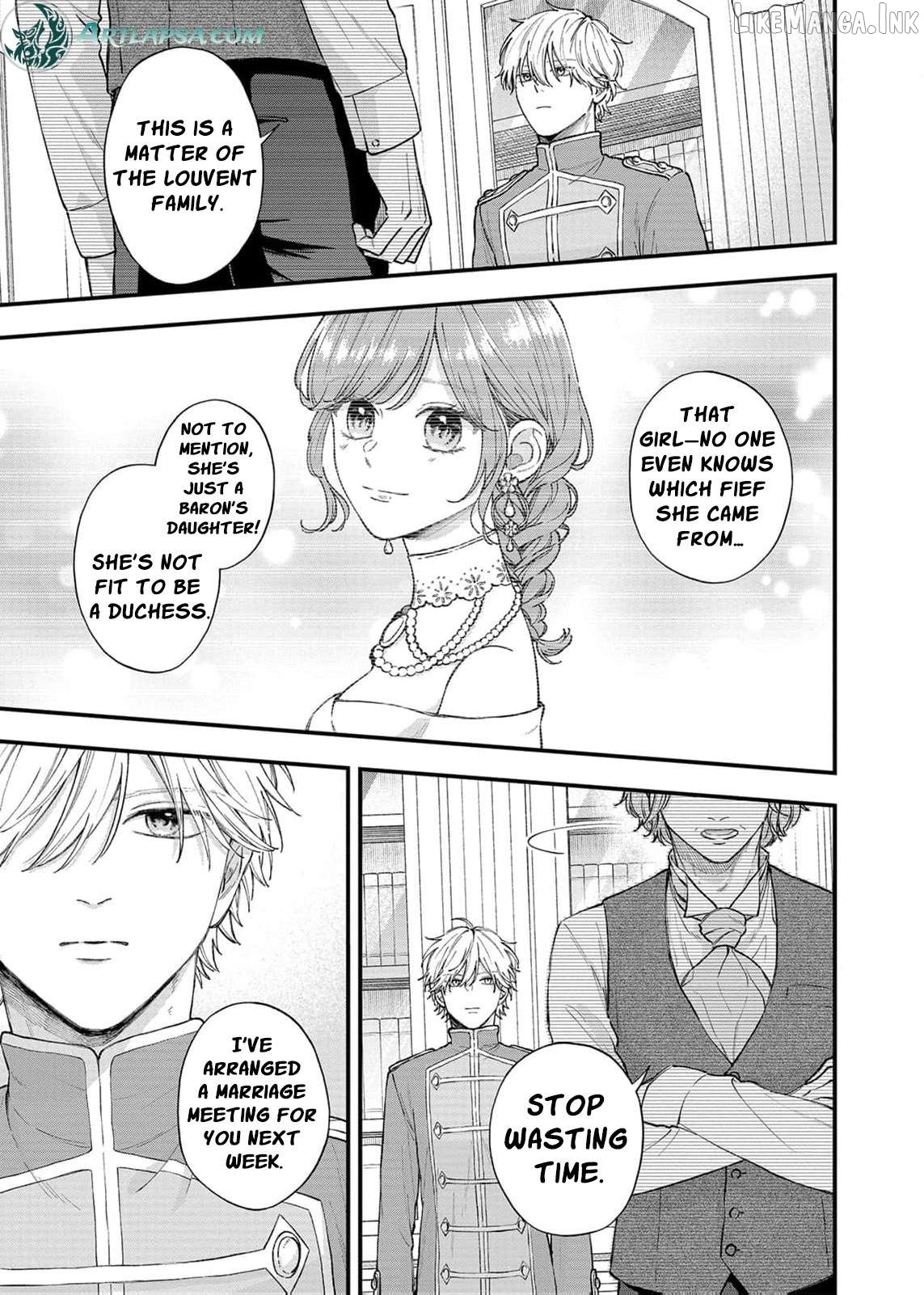 "Kuji" kara Hajimaru Konyaku Seikatsu ~Gensei naru Chuusen no Kekka, Warawanai Jiki Koushaku-sama no Konyakusha ni Tousen shimashita~ Chapter 34 page 20
