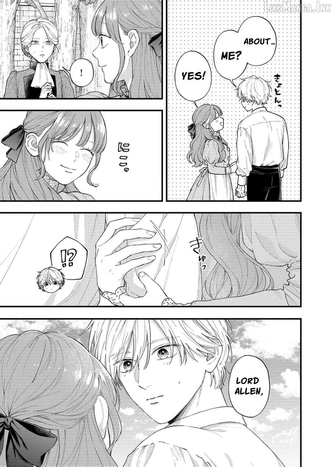 "Kuji" kara Hajimaru Konyaku Seikatsu ~Gensei naru Chuusen no Kekka, Warawanai Jiki Koushaku-sama no Konyakusha ni Tousen shimashita~ Chapter 35 page 34