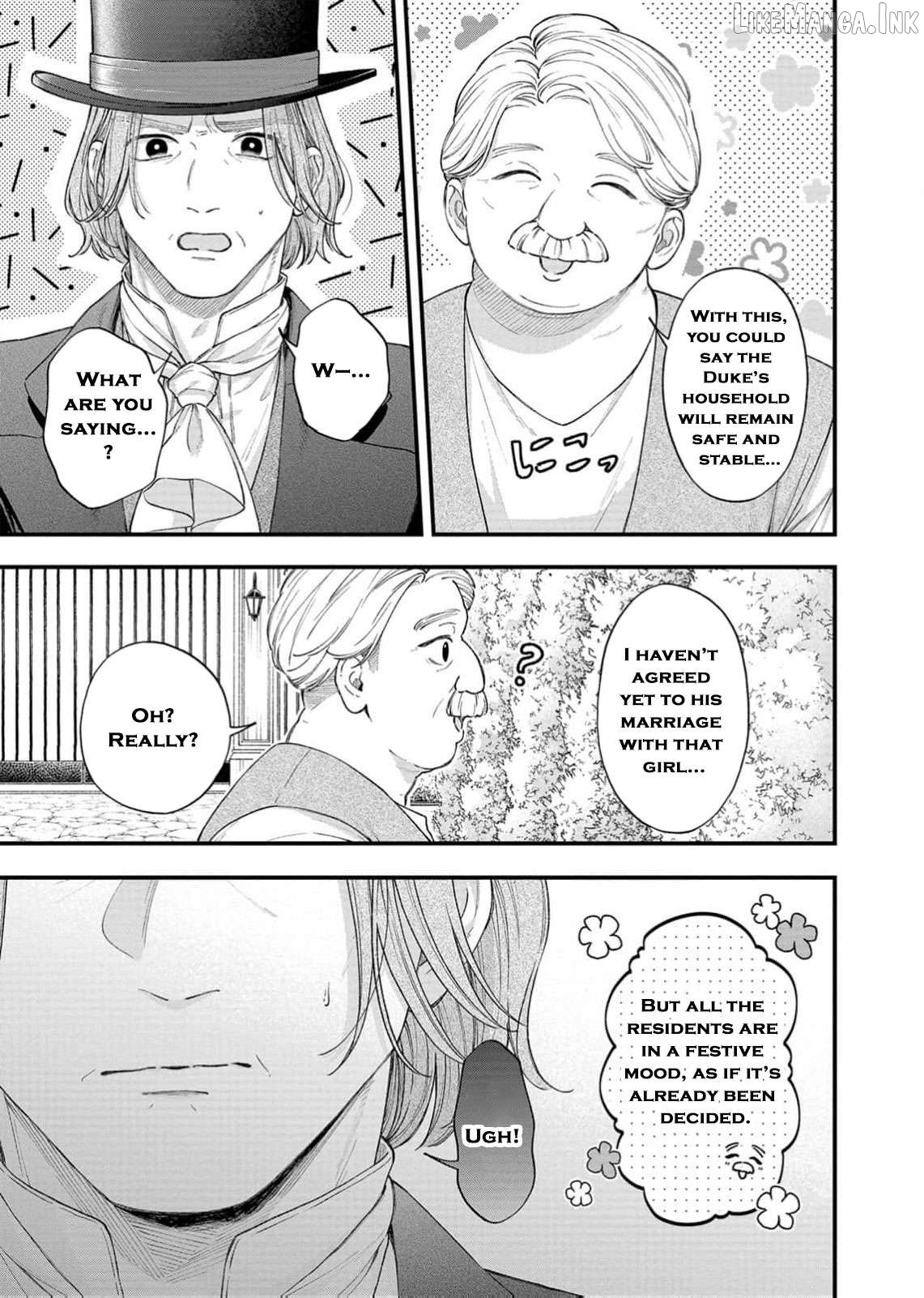"Kuji" kara Hajimaru Konyaku Seikatsu ~Gensei naru Chuusen no Kekka, Warawanai Jiki Koushaku-sama no Konyakusha ni Tousen shimashita~ Chapter 36 page 12
