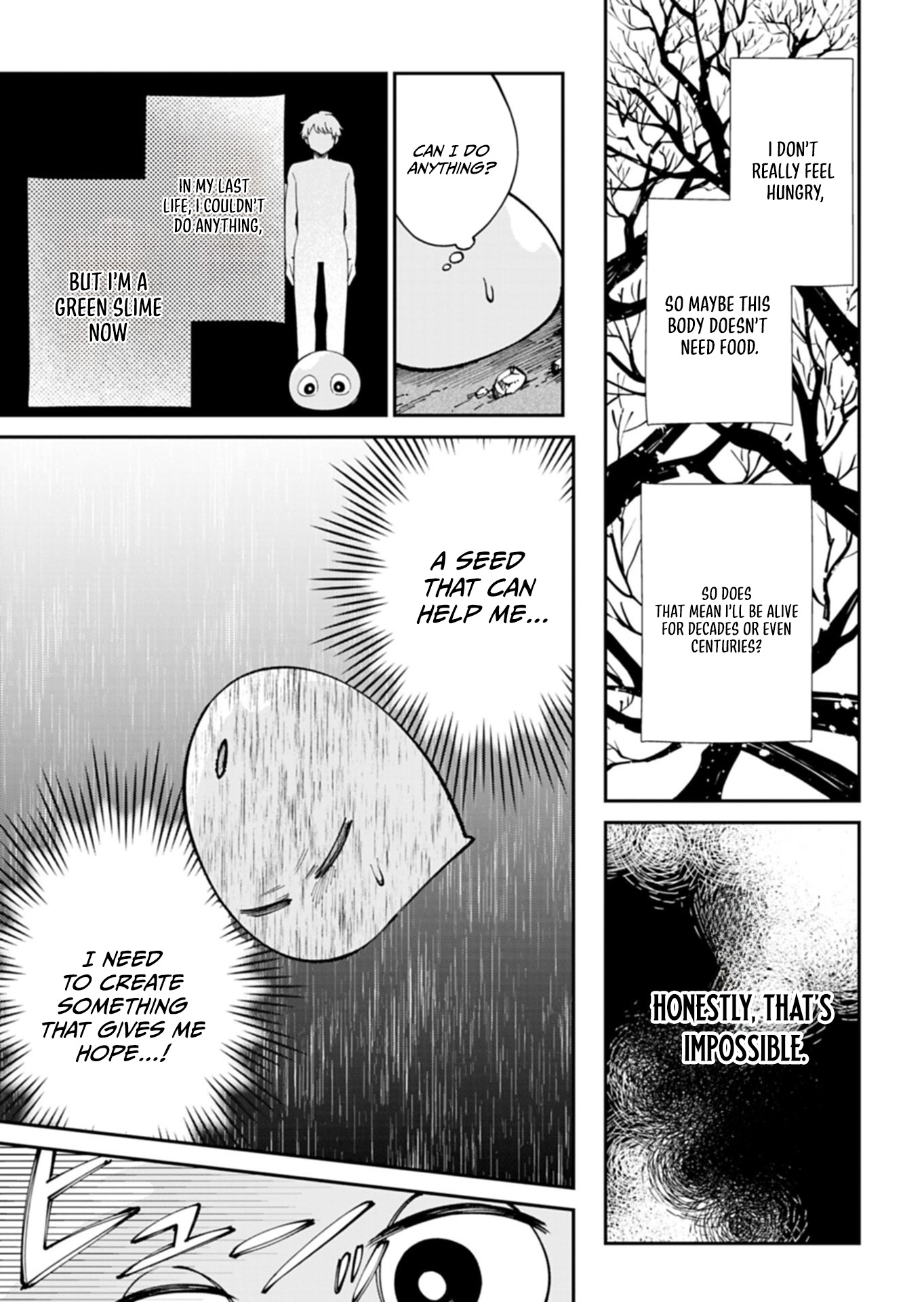 Reincarnated as a Green Slime, I’ll Turn the Whole World Green Chapter 1 page 28