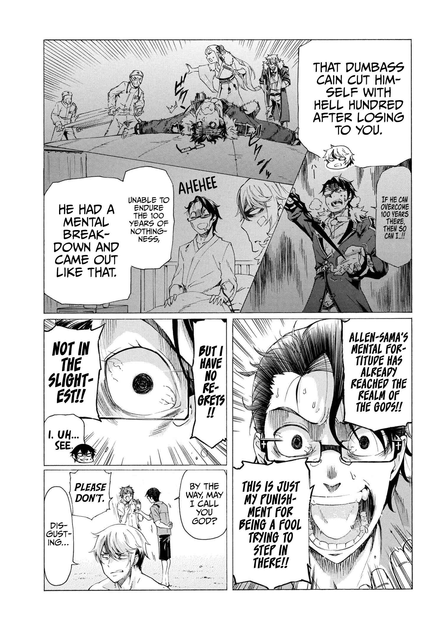 I hit the button for a million years and before I knew it, I was the strongest Chapter 20.1 page 7