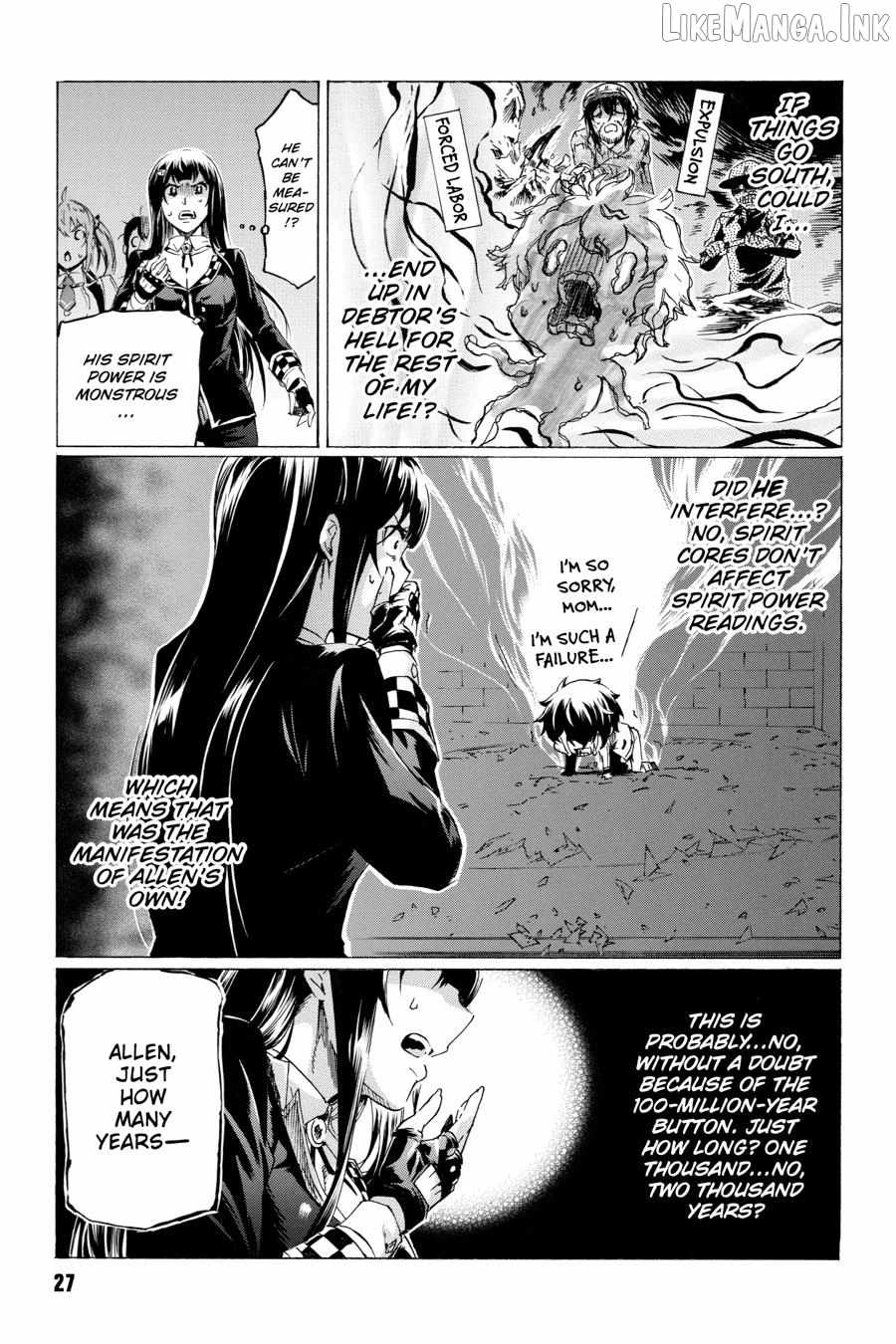 I hit the button for a million years and before I knew it, I was the strongest Chapter 34 page 28