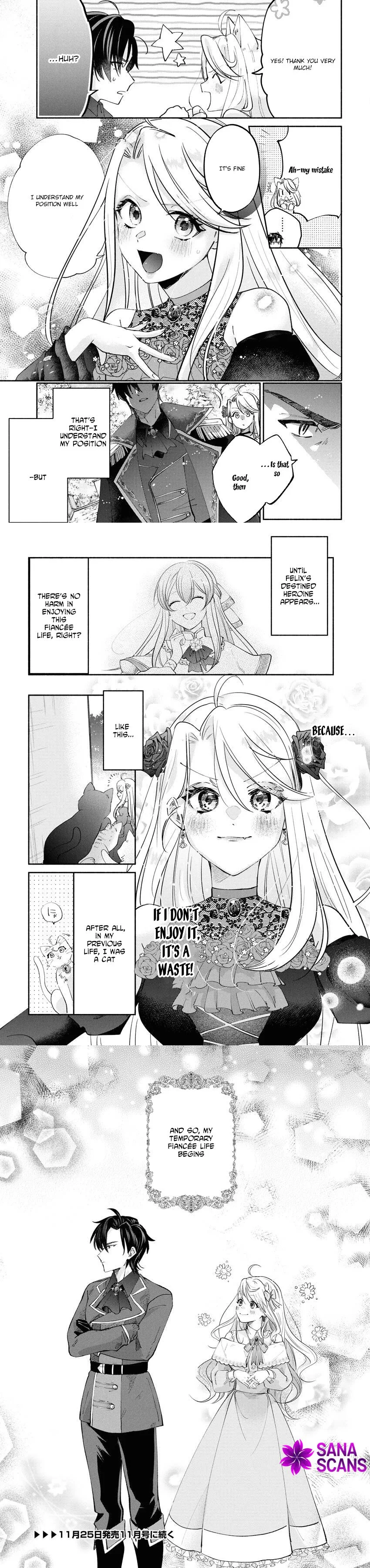 I'll Enjoy My Temporary Engagement Until the Fated Heroine Appears! Meow Chapter 1 page 10