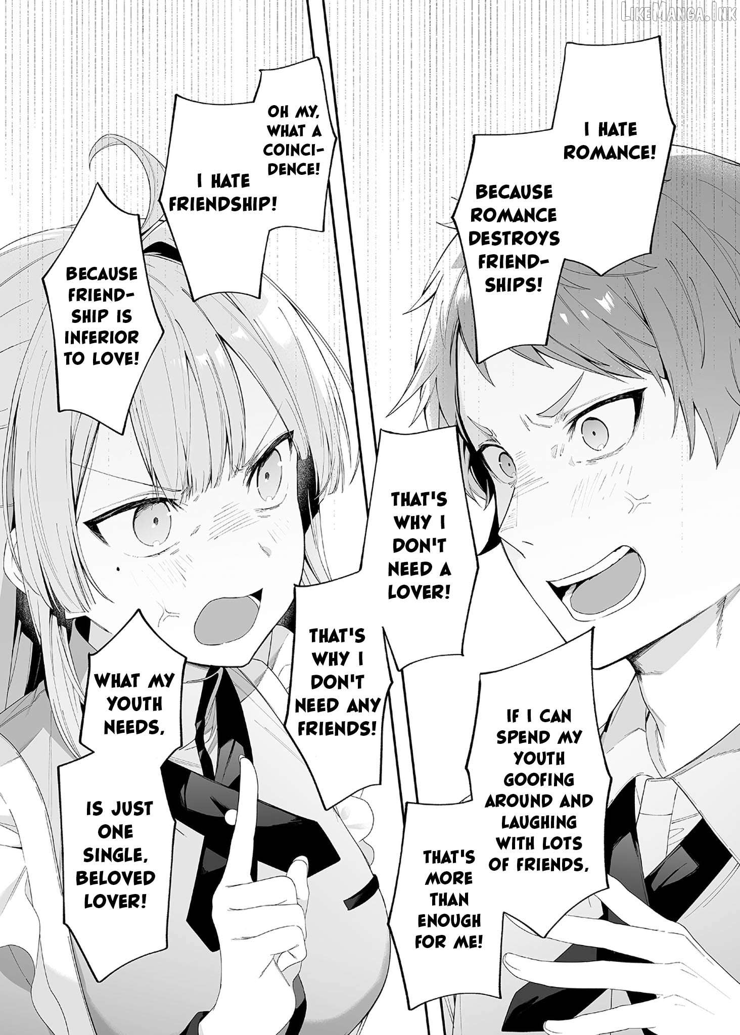 Friends or Lovers, Which is More Important? Chapter 1 page 3