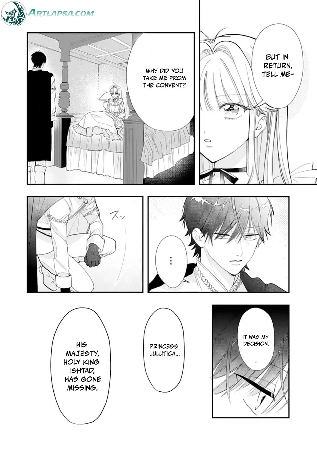 He’s a Devoted Knight, I’m a Reluctant Saint—This Love is Too Much! Chapter 1 page 30