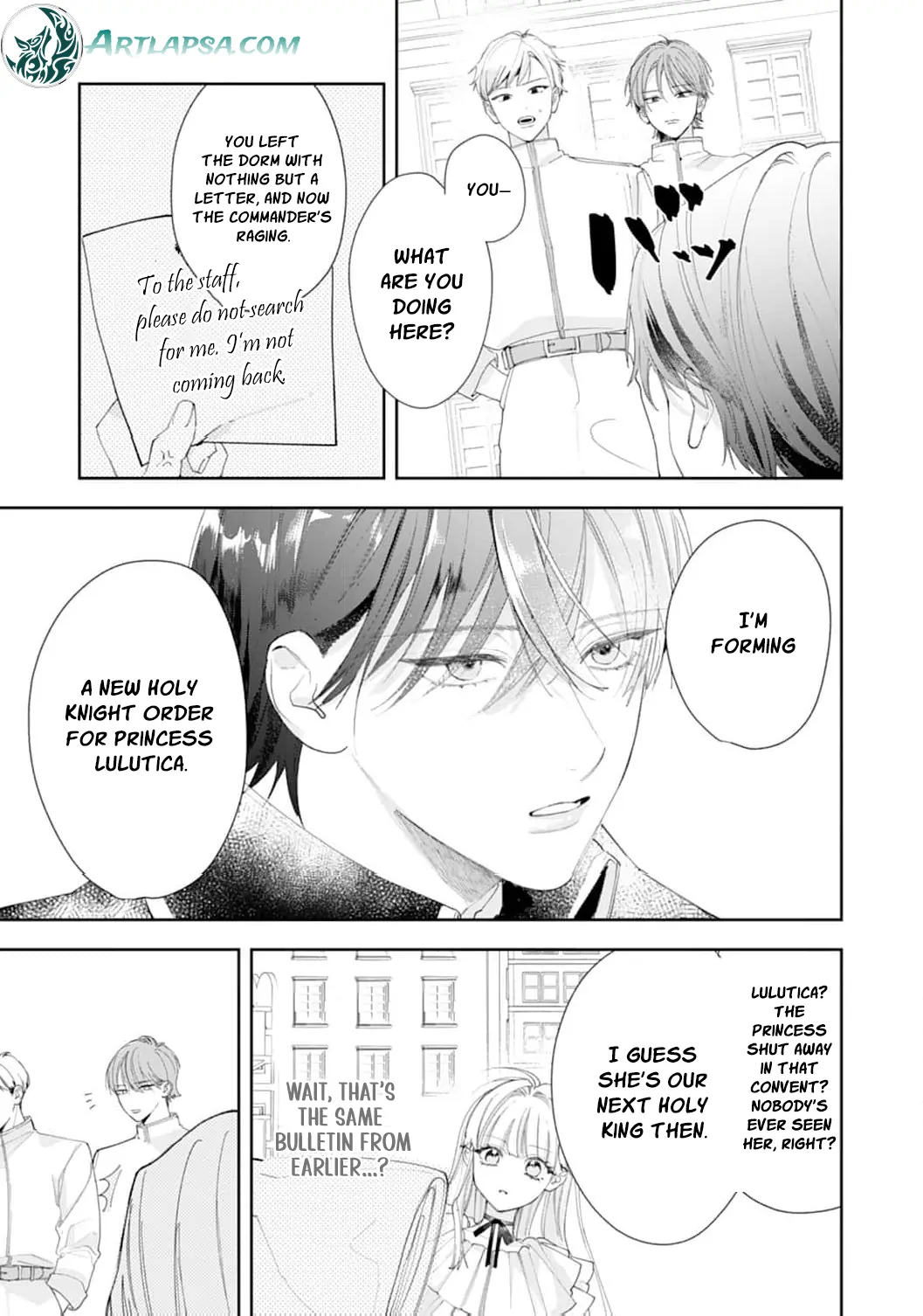 He’s a Devoted Knight, I’m a Reluctant Saint—This Love is Too Much! Chapter 3 page 13