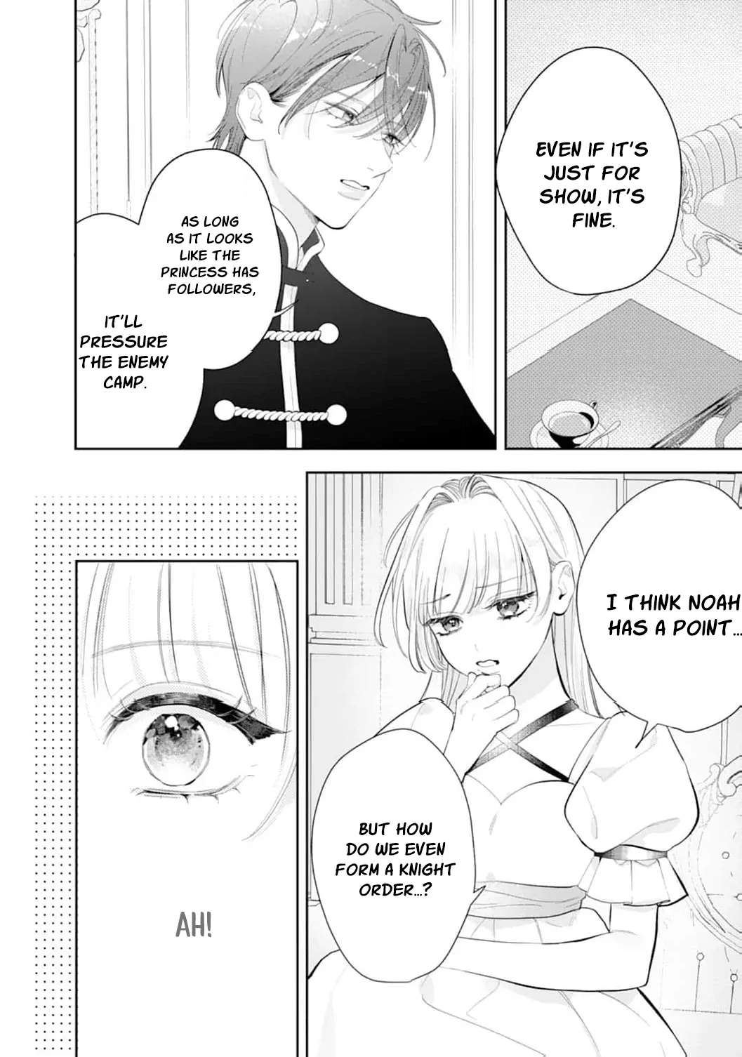 He’s a Devoted Knight, I’m a Reluctant Saint—This Love is Too Much! Chapter 7 page 28