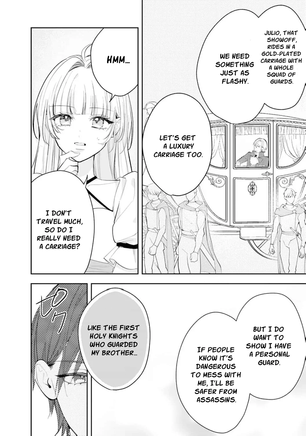 He’s a Devoted Knight, I’m a Reluctant Saint—This Love is Too Much! Chapter 7 page 26