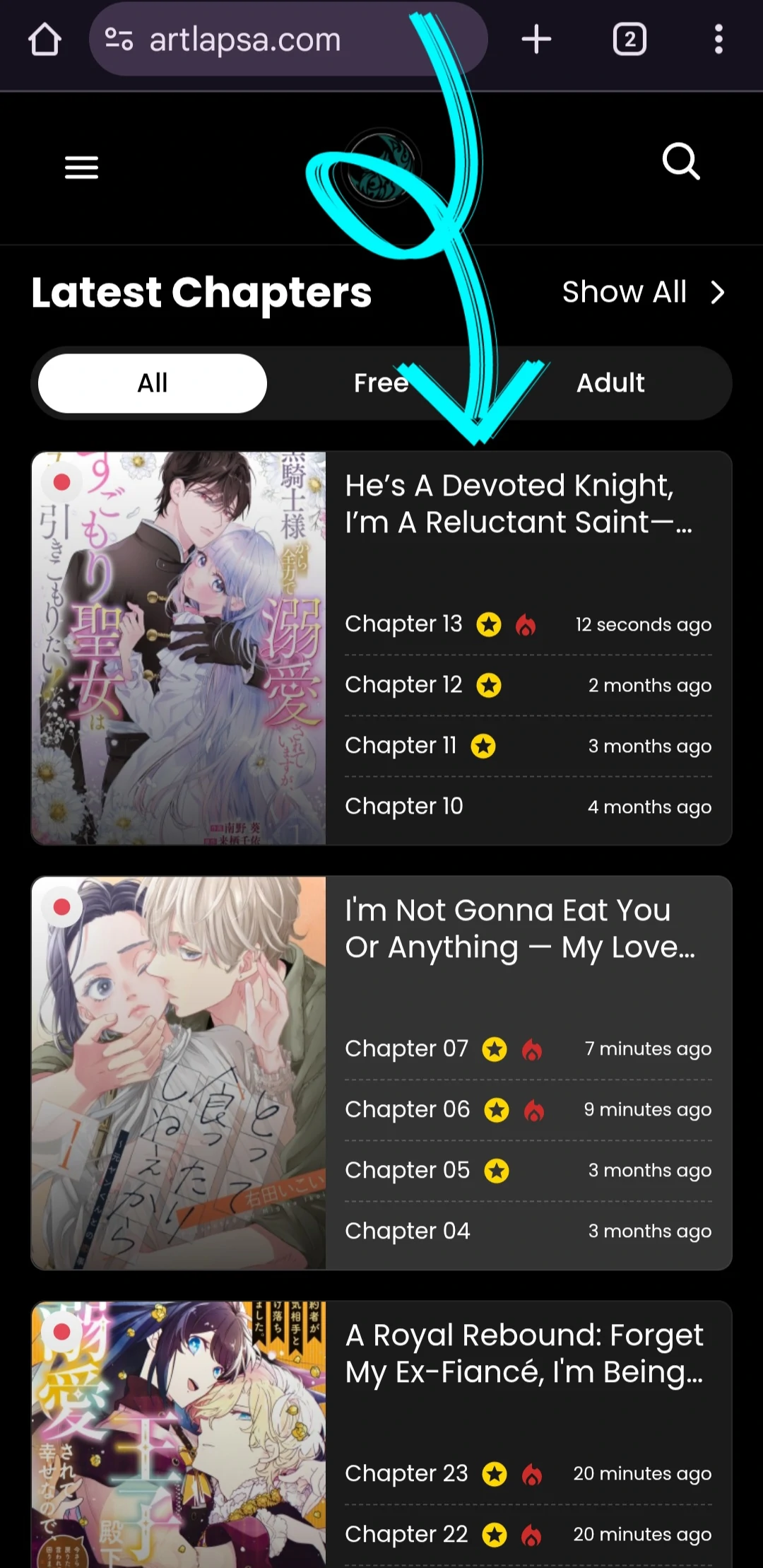 He’s a Devoted Knight, I’m a Reluctant Saint—This Love is Too Much! Chapter 8 page 1