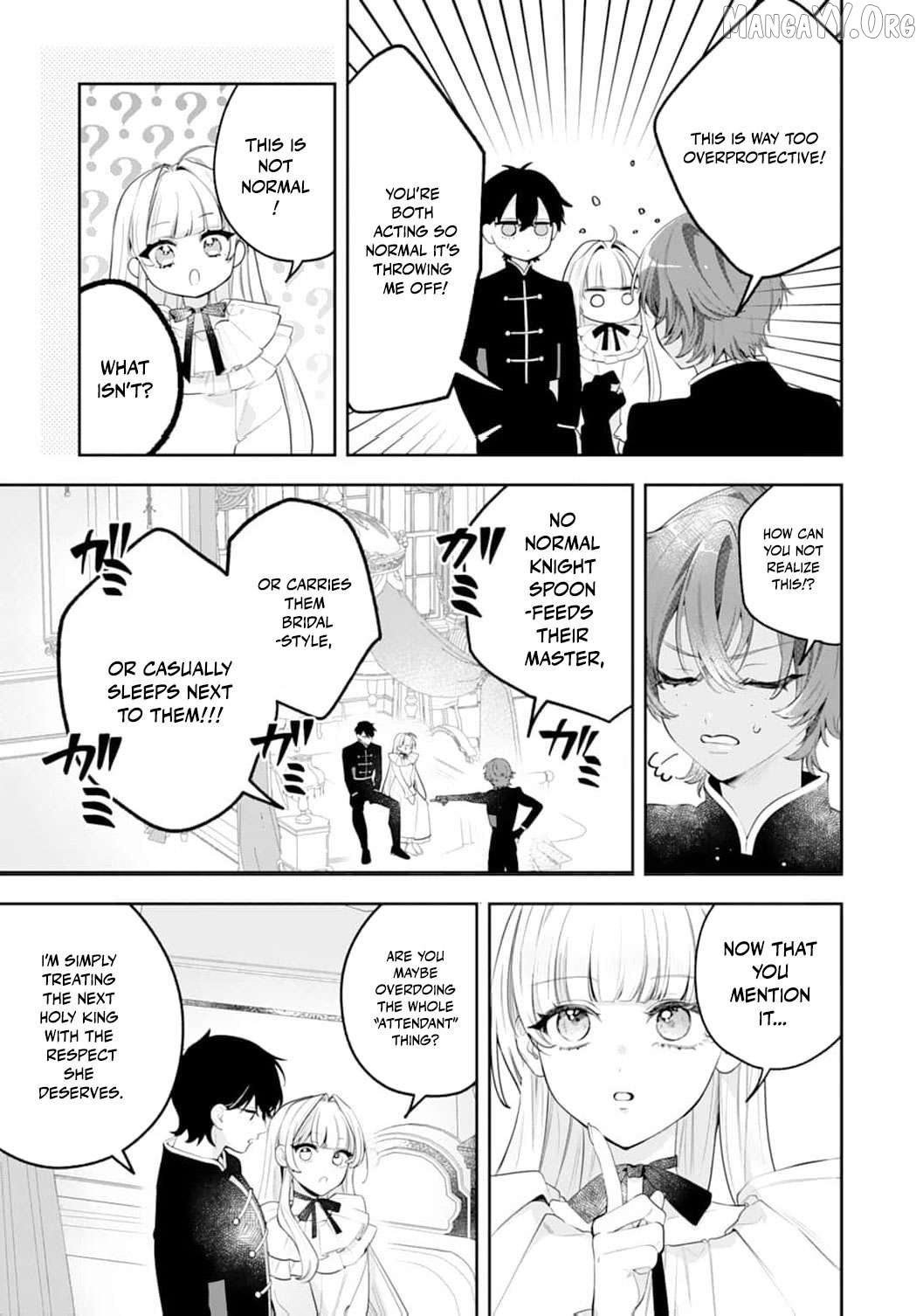 He’s a Devoted Knight, I’m a Reluctant Saint—This Love is Too Much! Chapter 9 page 12