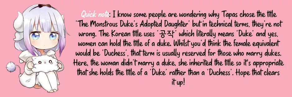 The Monstrous Duke's Adopted Daughter Chapter 2 page 56