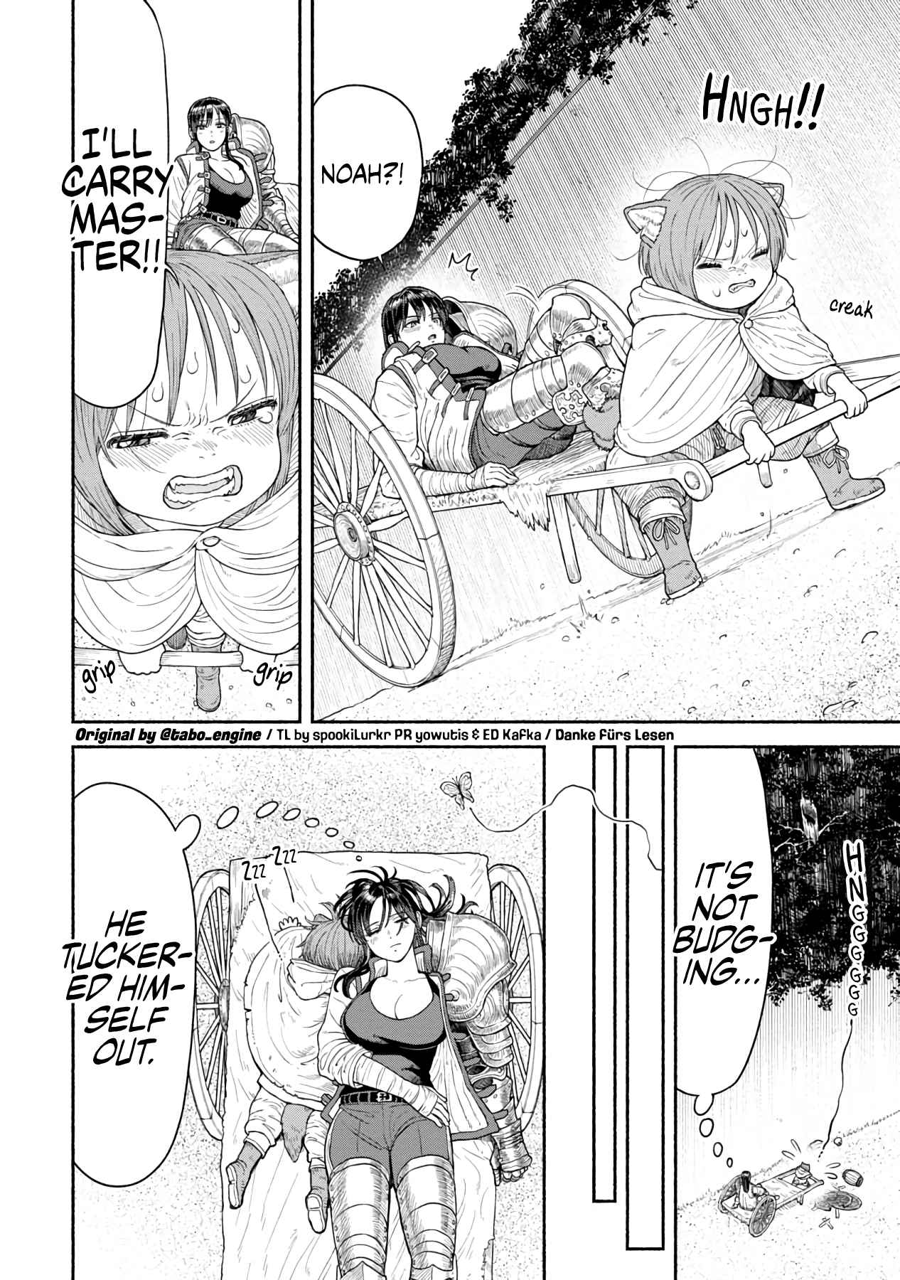 The tales of the female knight and the boy with the furry ears Chapter 8 page 9