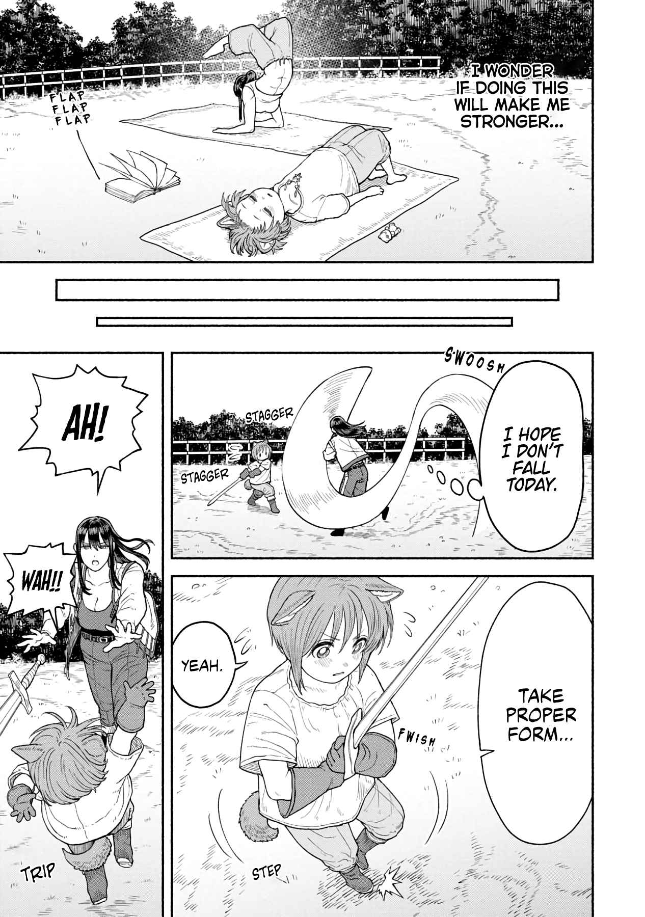 The tales of the female knight and the boy with the furry ears Chapter 3 page 6