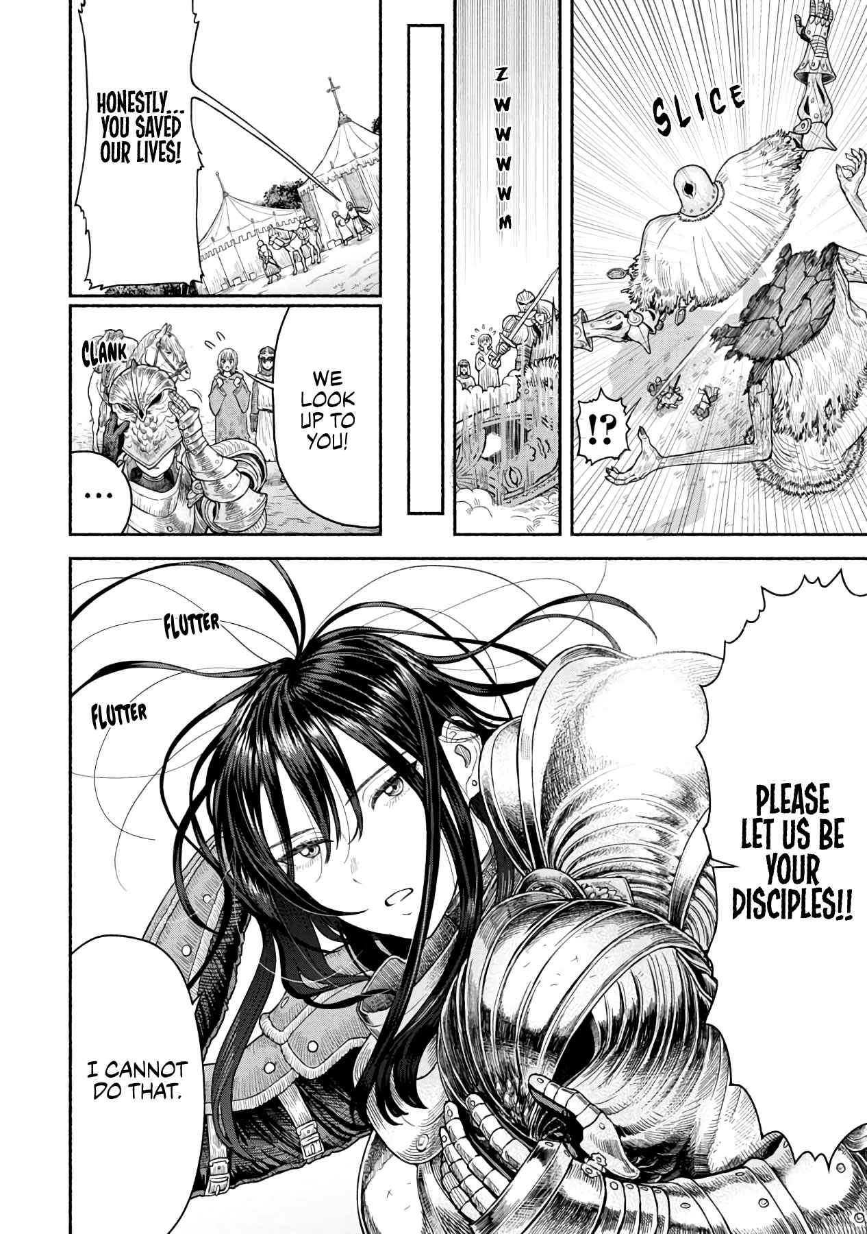 The tales of the female knight and the boy with the furry ears Chapter 5 page 2