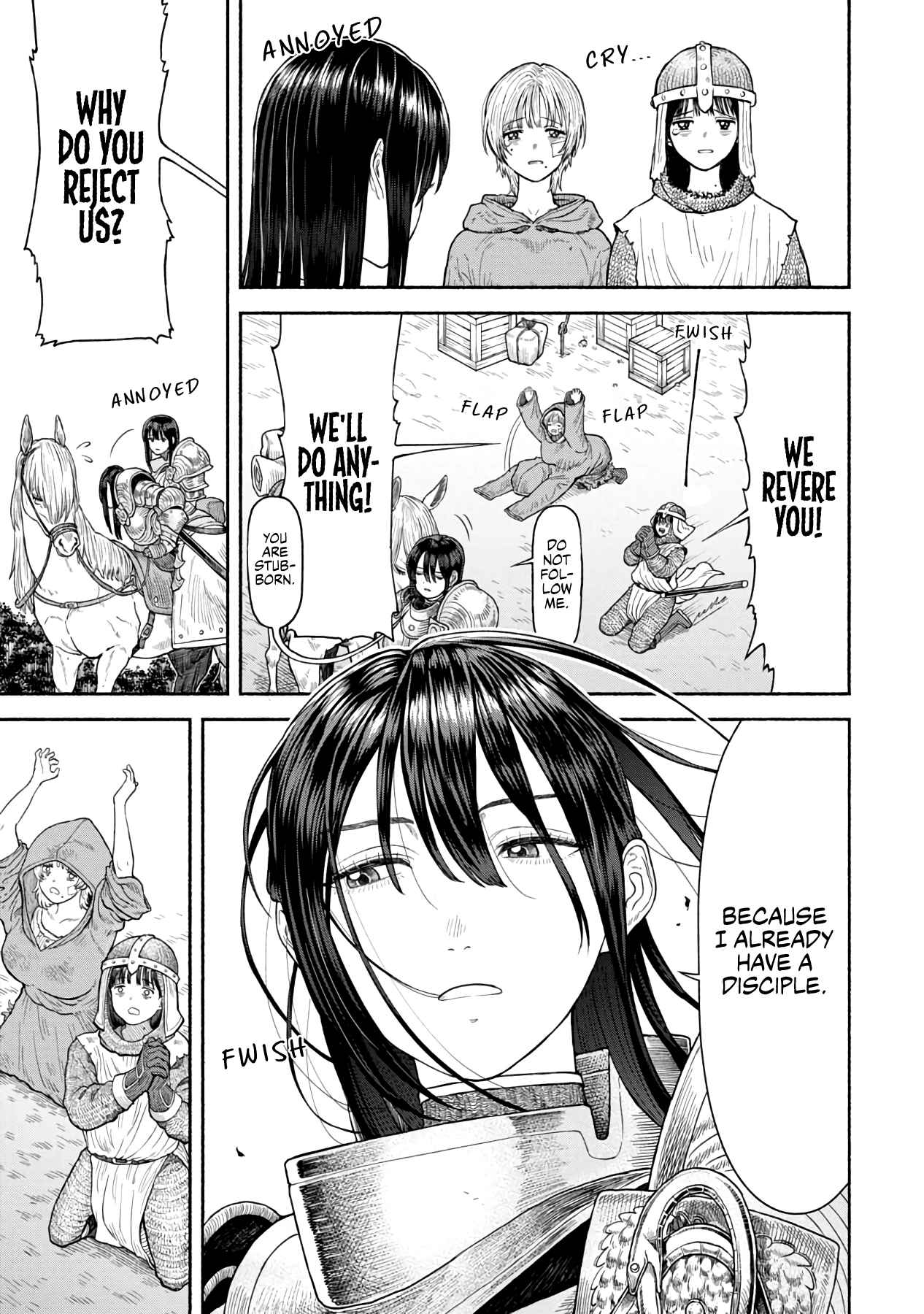 The tales of the female knight and the boy with the furry ears Chapter 5 page 3