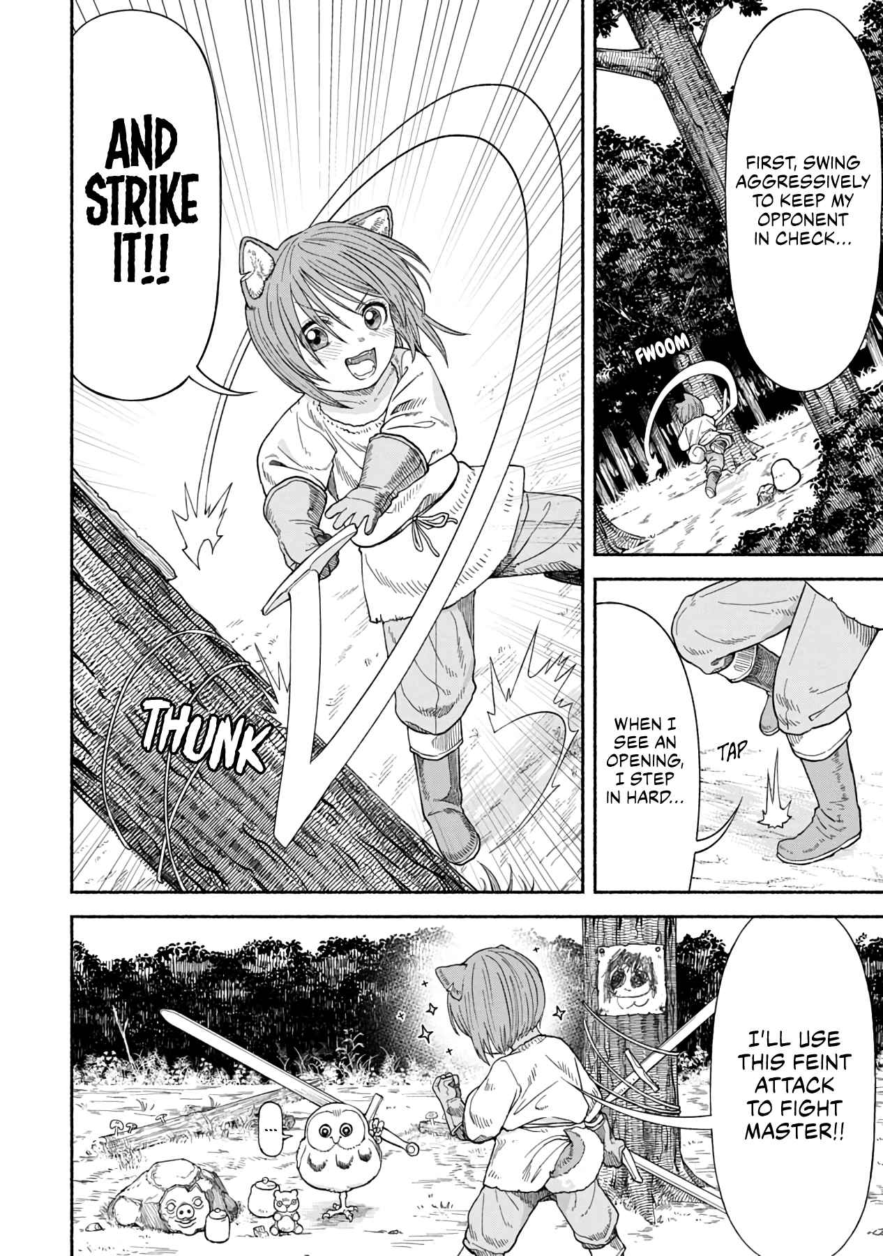 The tales of the female knight and the boy with the furry ears Chapter 12 page 1