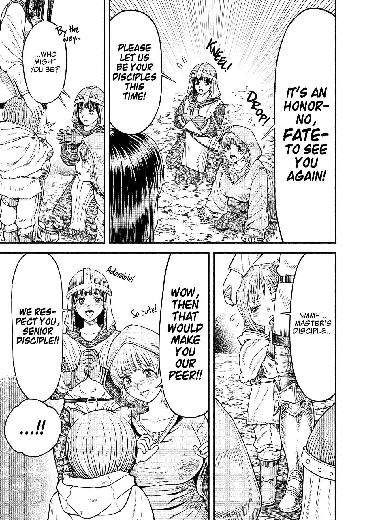 The tales of the female knight and the boy with the furry ears Chapter 16 page 12