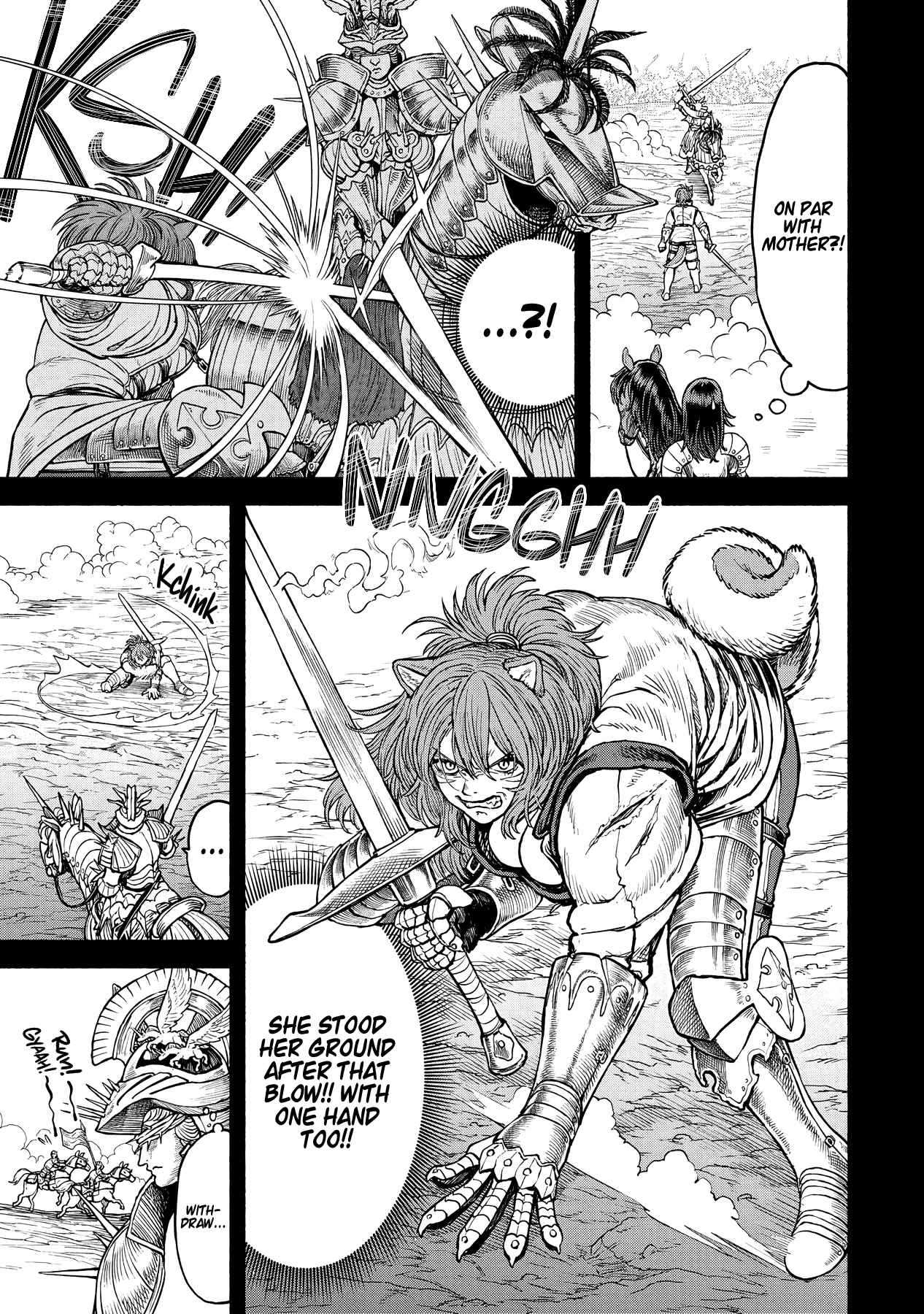 The tales of the female knight and the boy with the furry ears Chapter 22 page 8