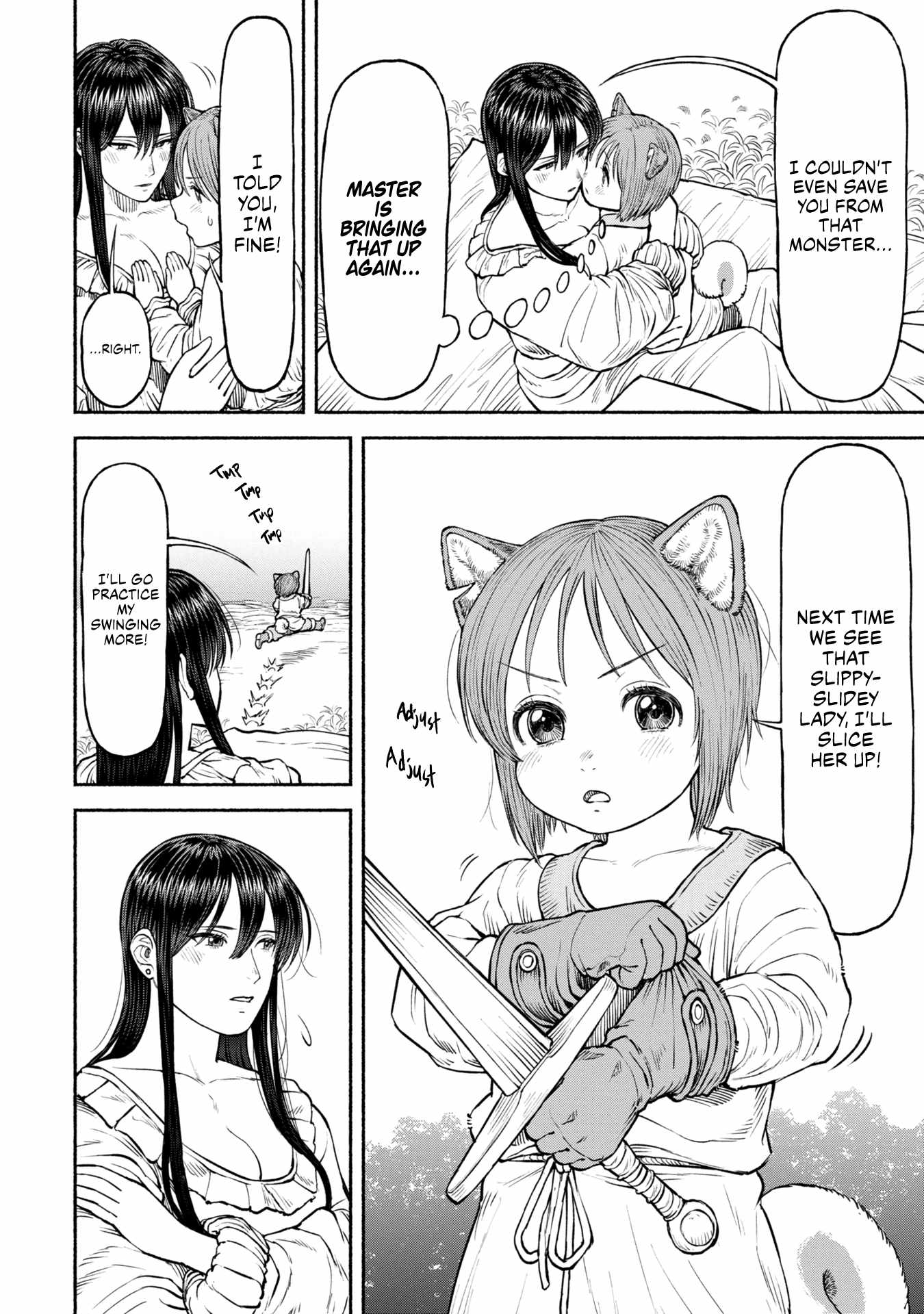 The tales of the female knight and the boy with the furry ears Chapter 34 page 4