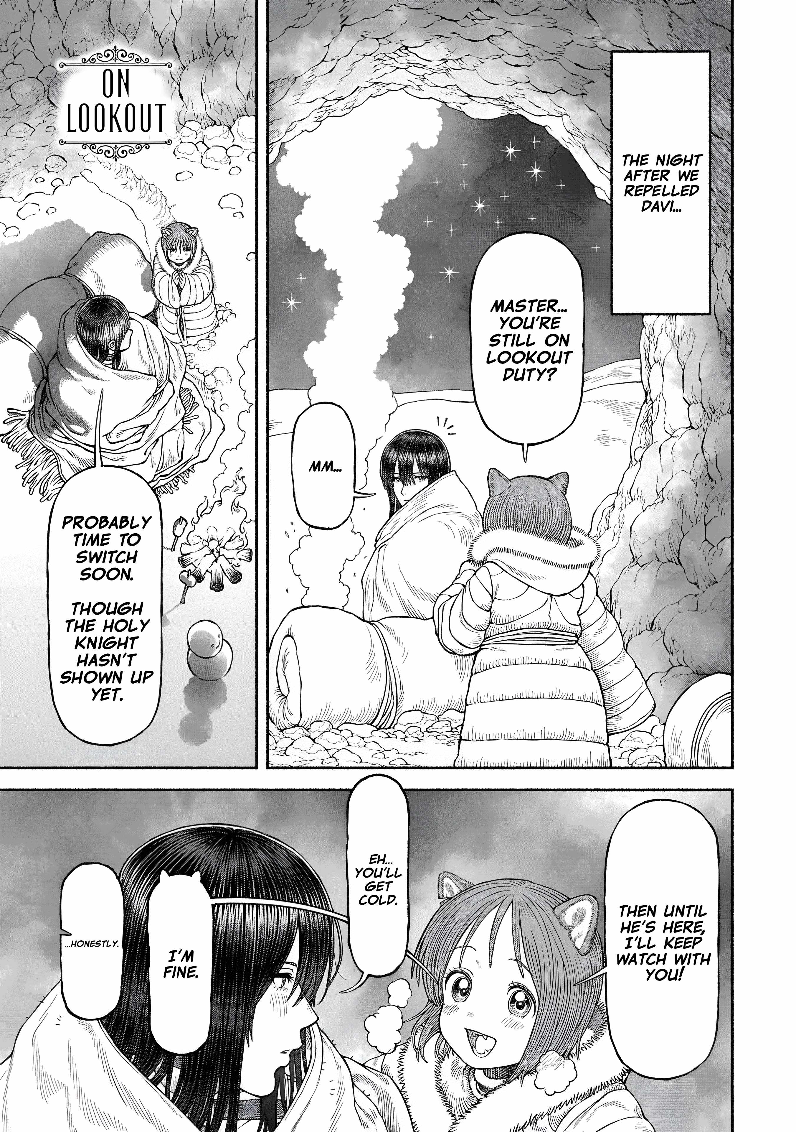 The tales of the female knight and the boy with the furry ears Chapter 50.5 page 1
