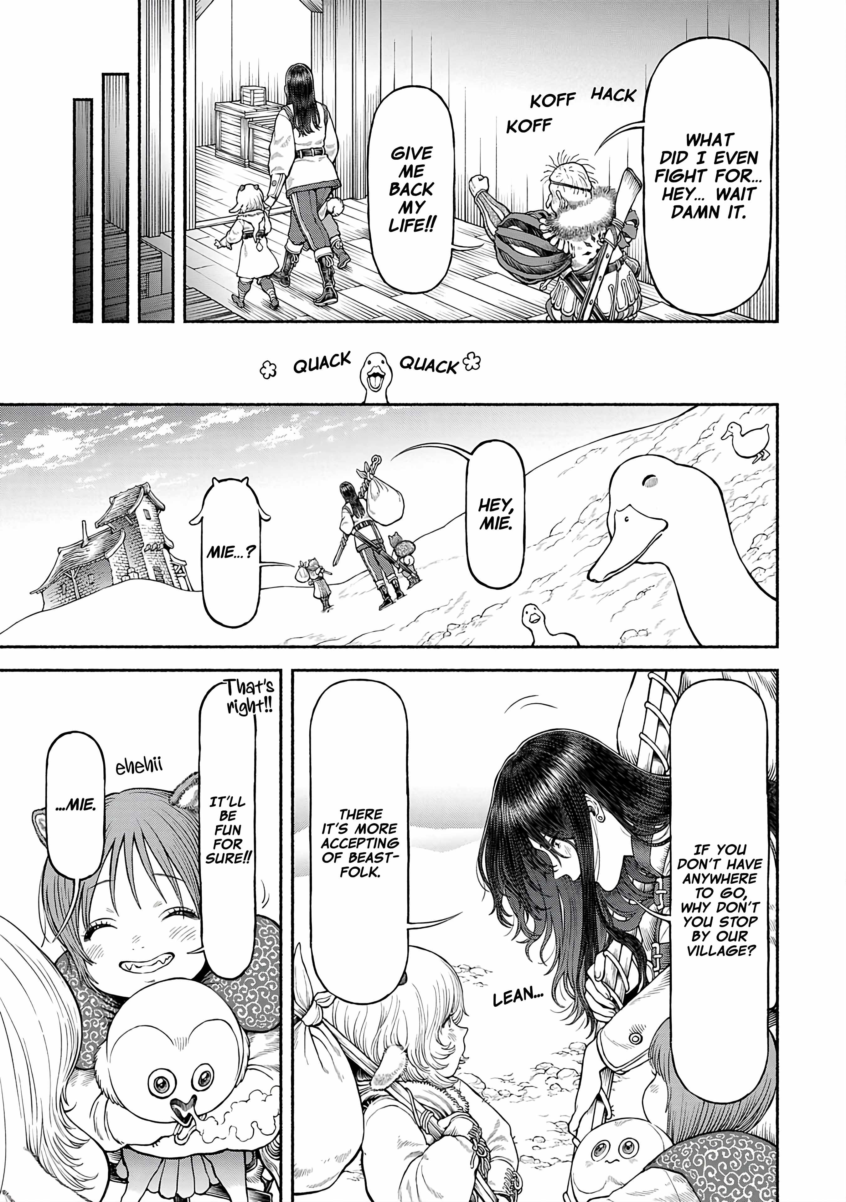 The tales of the female knight and the boy with the furry ears Chapter 52 page 11