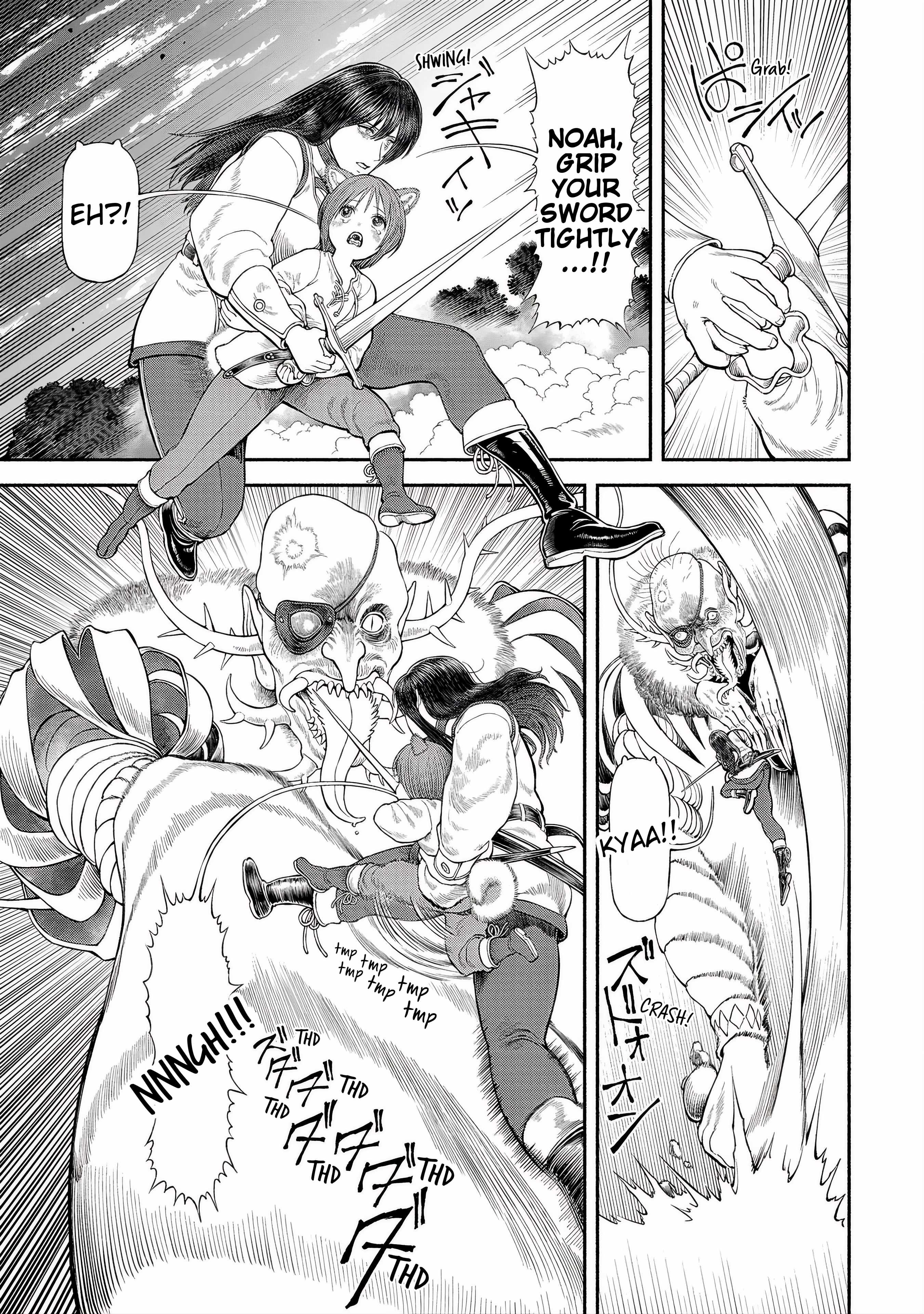 The tales of the female knight and the boy with the furry ears Chapter 54 page 5