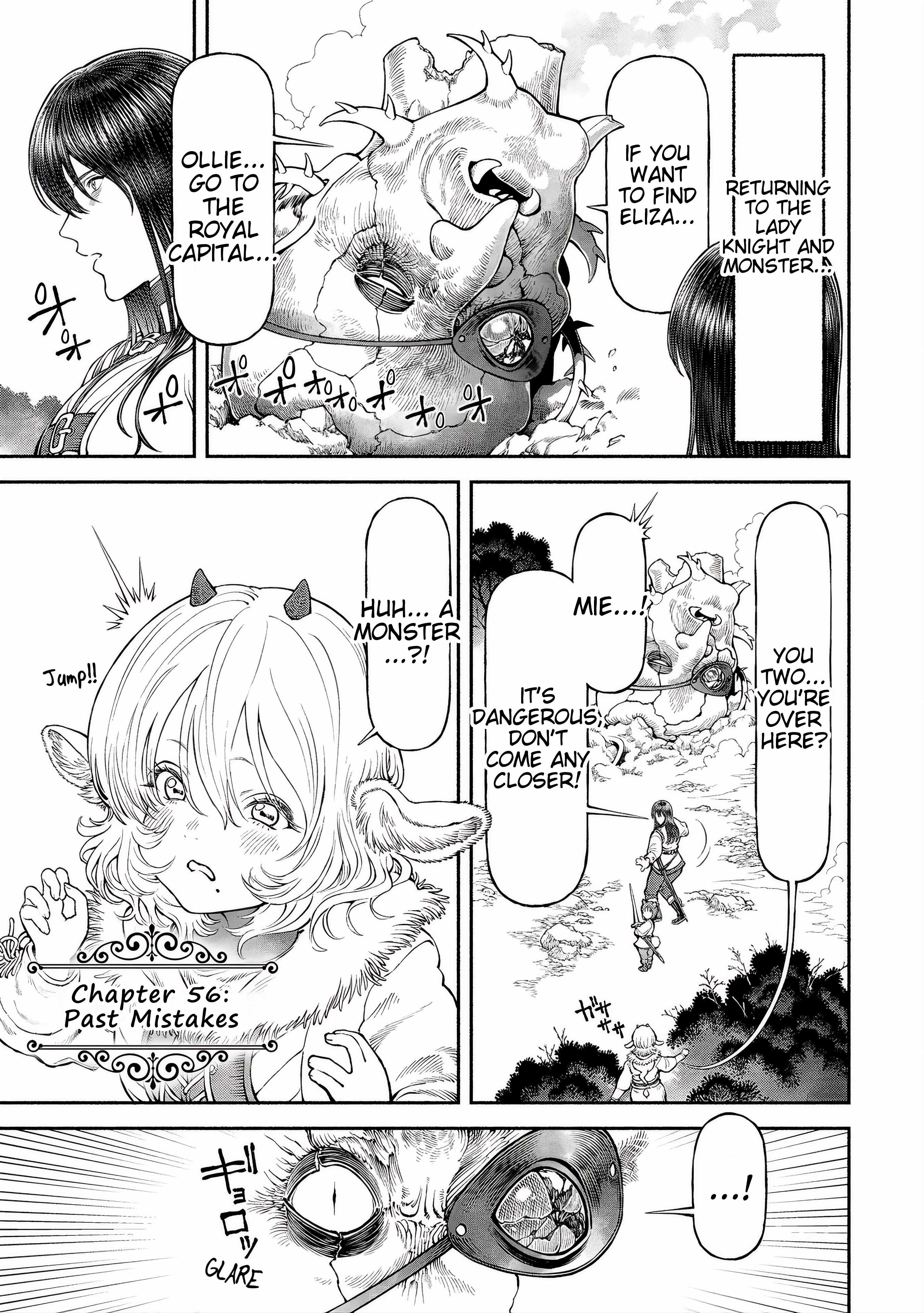 The tales of the female knight and the boy with the furry ears Chapter 56 page 1