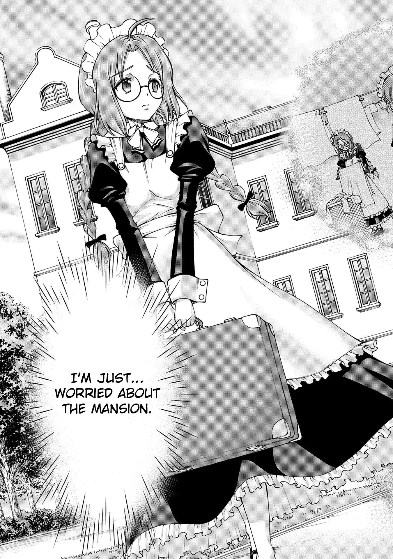 Maid Nara Touzen Desu. ~Nureginu Wo Kiserareta Bannou Maid-San Wa Tabi Ni Deru Koto Ni Shimashita.~ Chapter 1 page 12