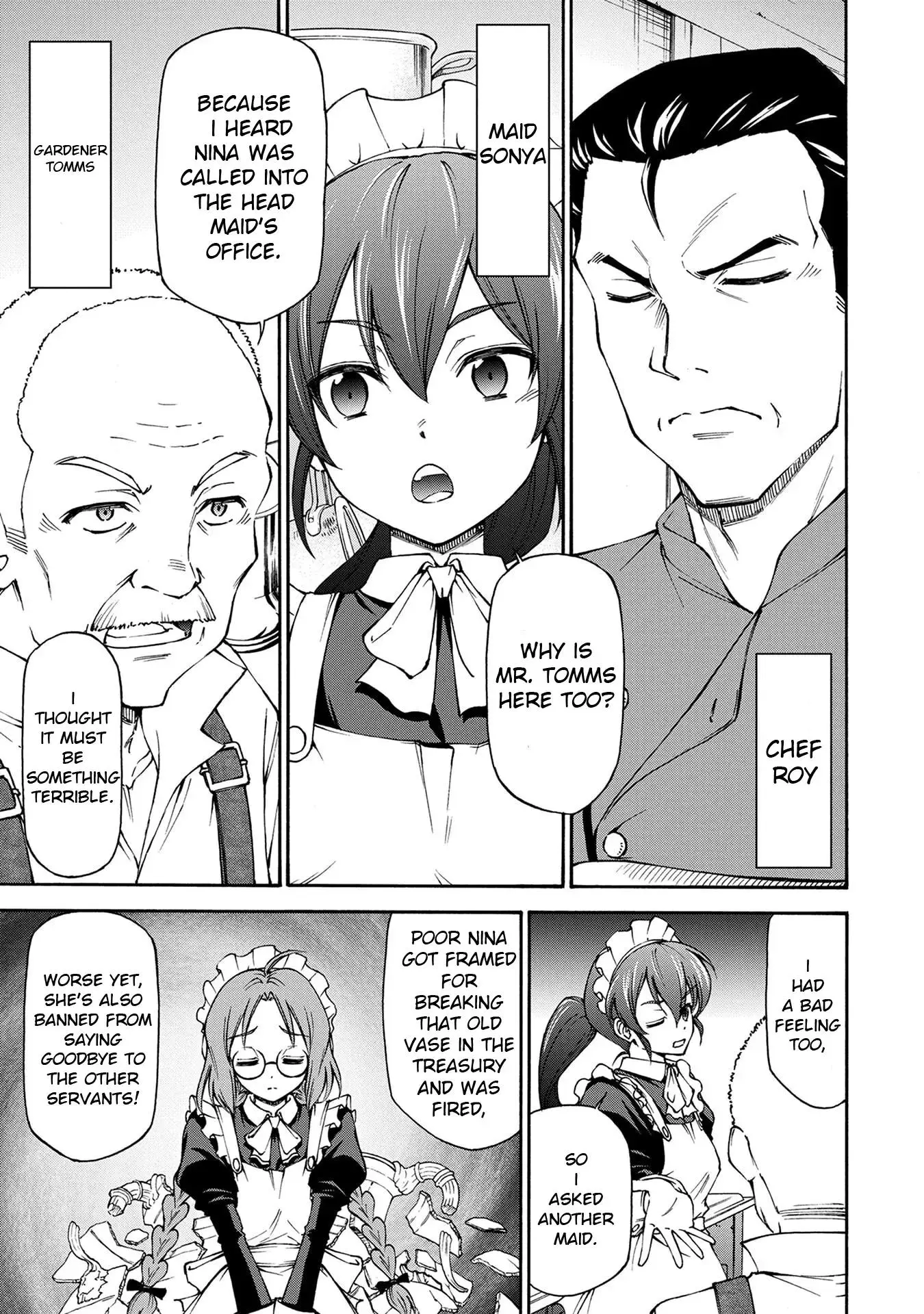Maid Nara Touzen Desu. ~Nureginu Wo Kiserareta Bannou Maid-San Wa Tabi Ni Deru Koto Ni Shimashita.~ Chapter 1 page 14