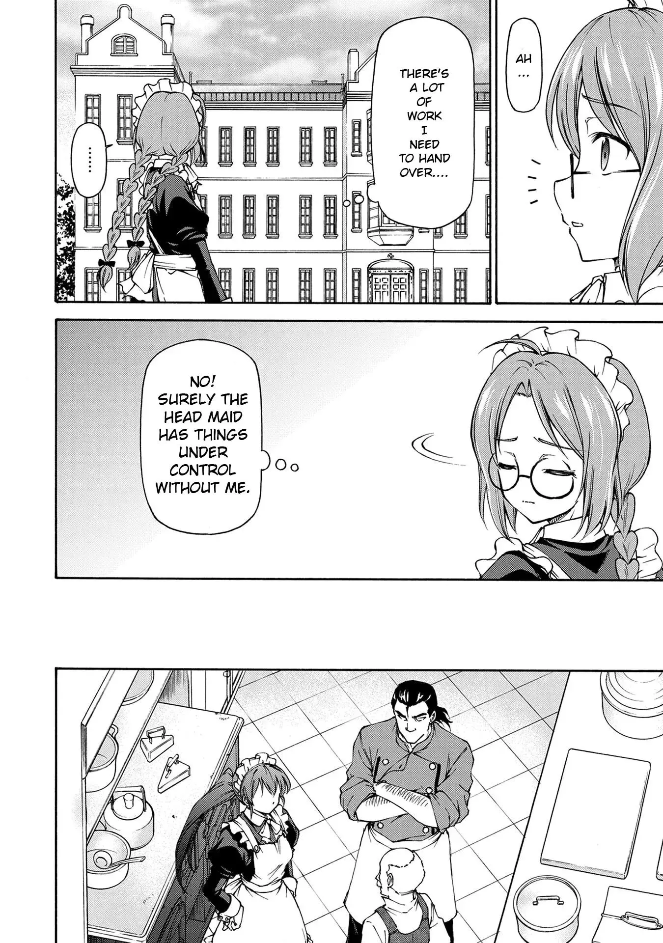Maid Nara Touzen Desu. ~Nureginu Wo Kiserareta Bannou Maid-San Wa Tabi Ni Deru Koto Ni Shimashita.~ Chapter 1 page 13