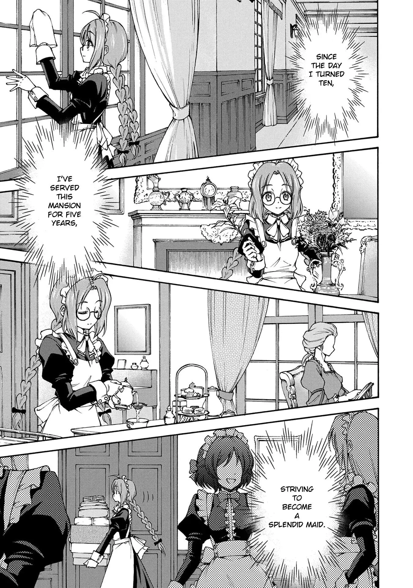 Maid Nara Touzen Desu. ~Nureginu Wo Kiserareta Bannou Maid-San Wa Tabi Ni Deru Koto Ni Shimashita.~ Chapter 1 page 10
