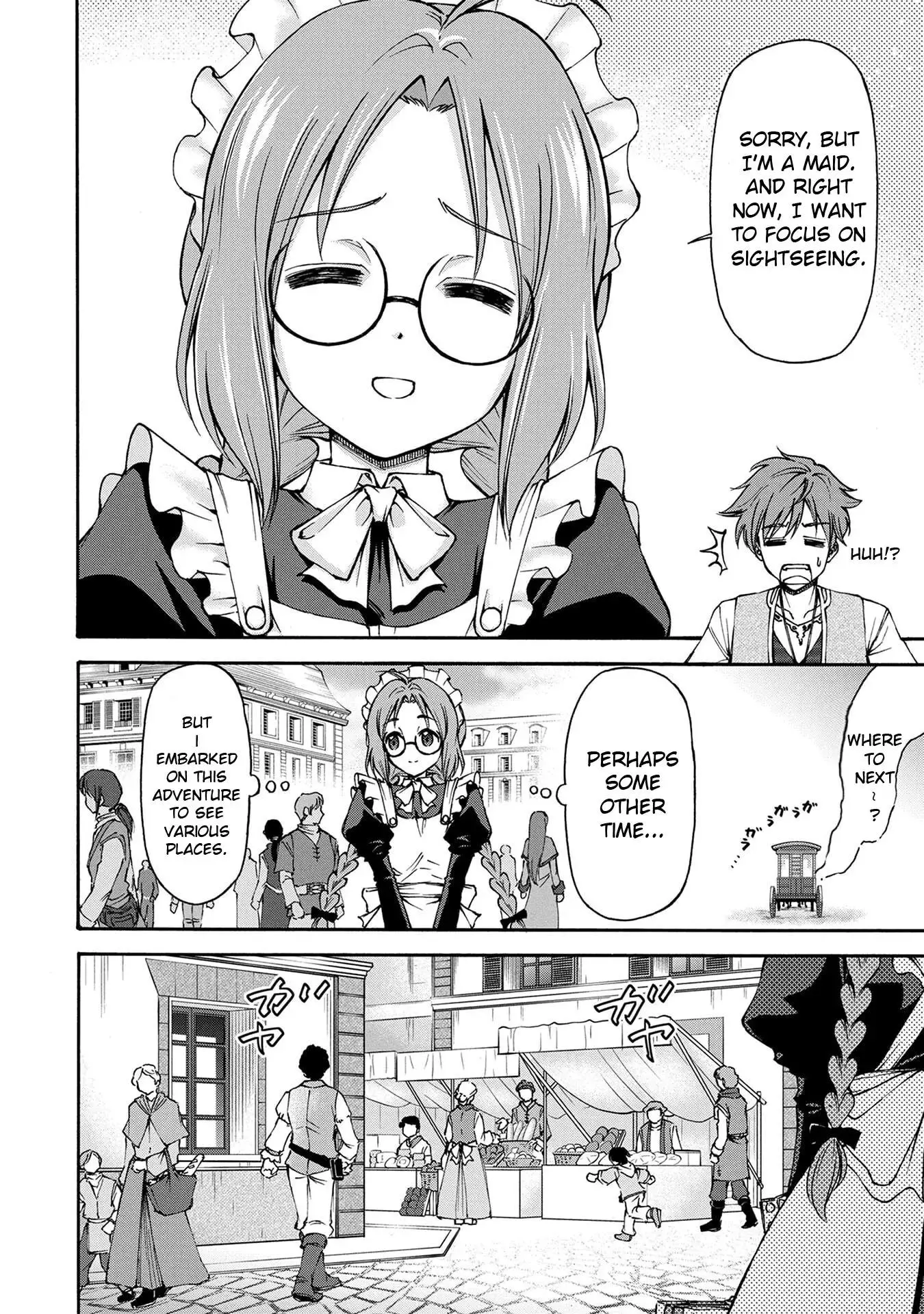 Maid Nara Touzen Desu. ~Nureginu Wo Kiserareta Bannou Maid-San Wa Tabi Ni Deru Koto Ni Shimashita.~ Chapter 1 page 27