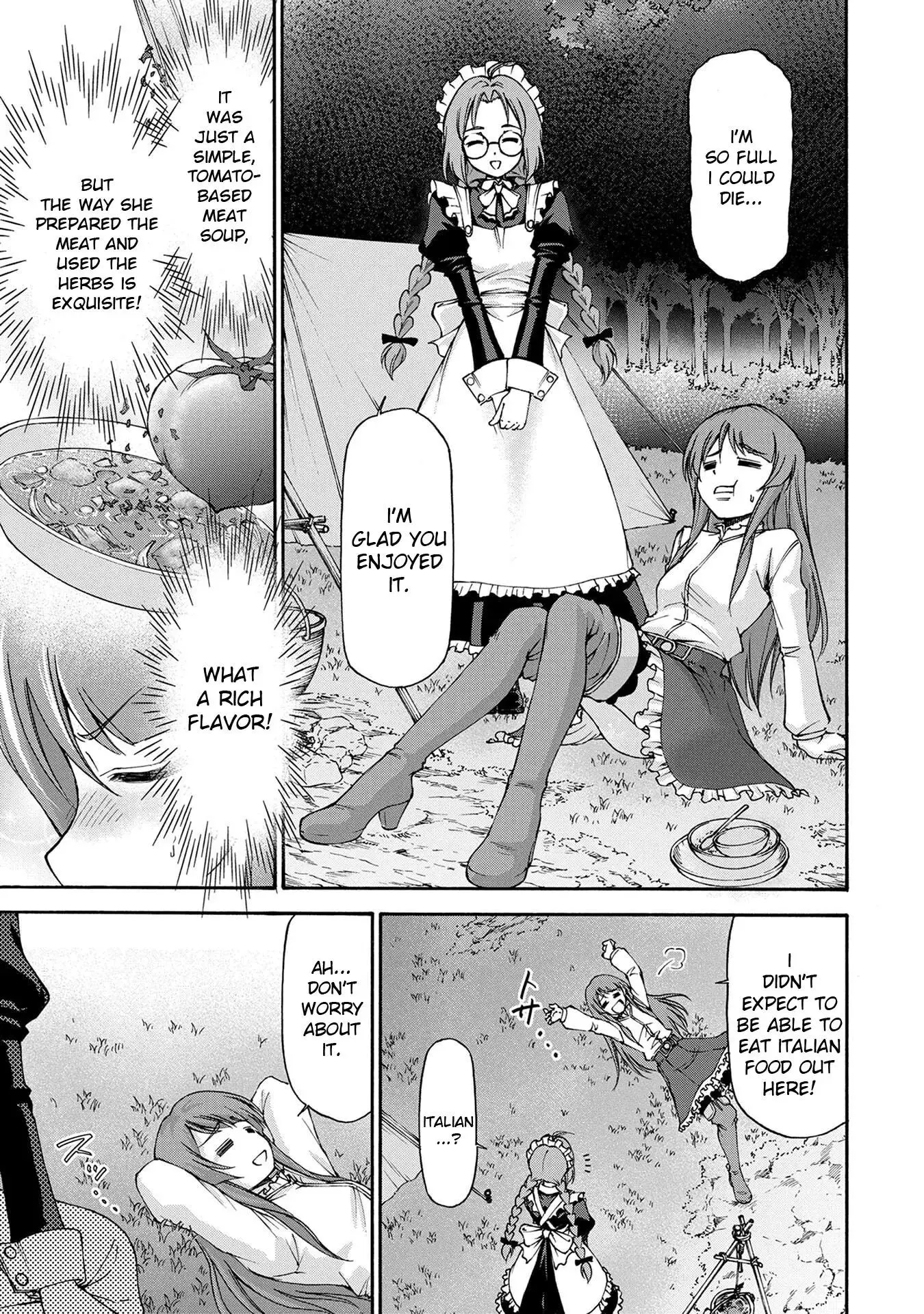 Maid Nara Touzen Desu. ~Nureginu Wo Kiserareta Bannou Maid-San Wa Tabi Ni Deru Koto Ni Shimashita.~ Chapter 1 page 46