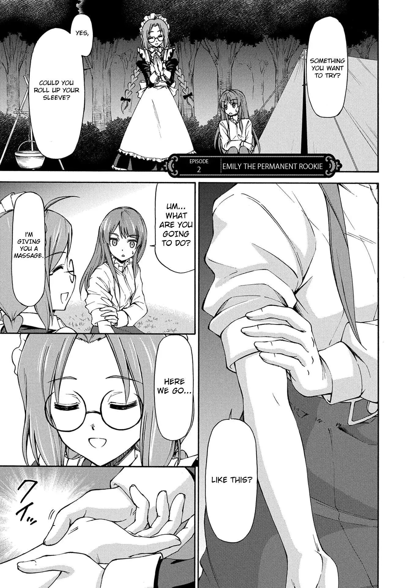 Maid Nara Touzen Desu. ~Nureginu Wo Kiserareta Bannou Maid-San Wa Tabi Ni Deru Koto Ni Shimashita.~ Chapter 2 page 1