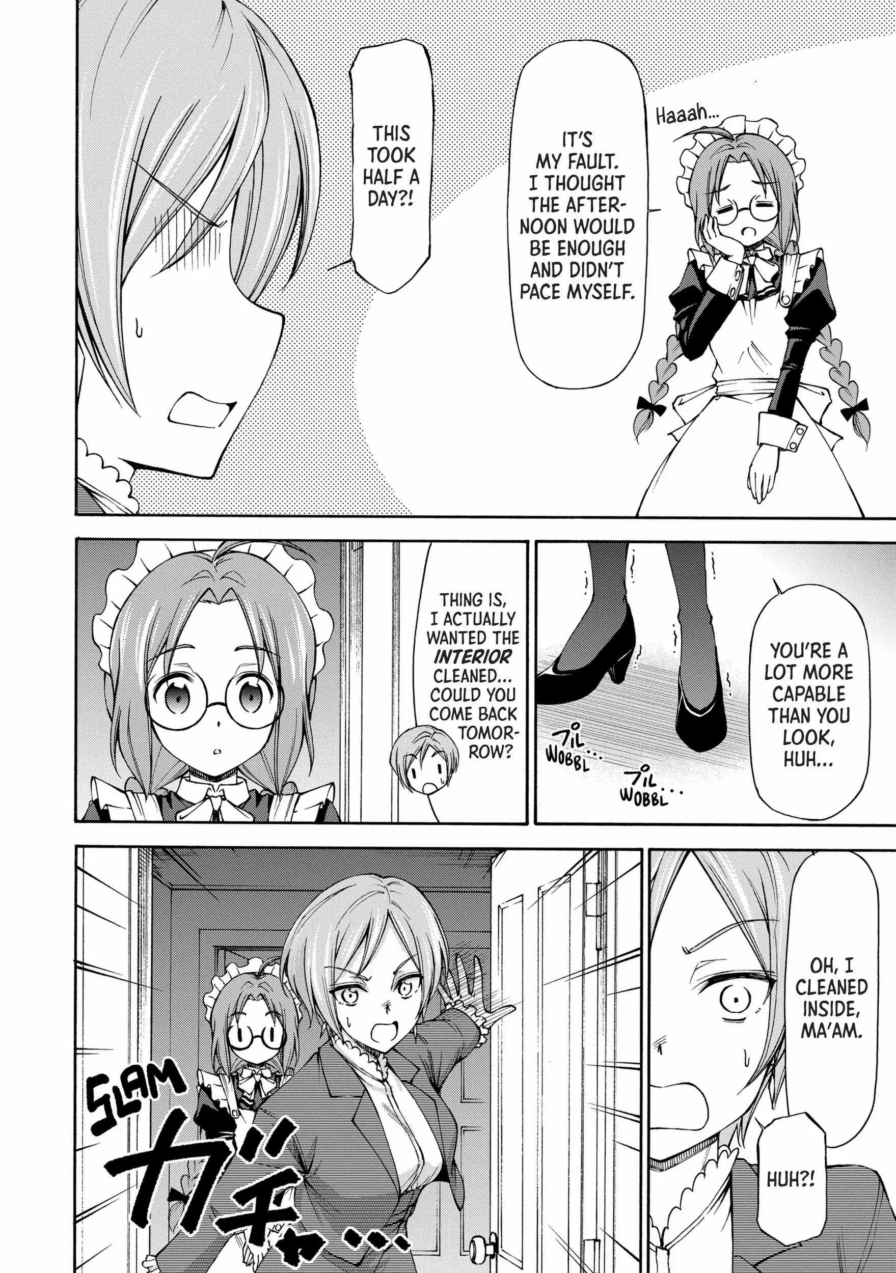 Maid Nara Touzen Desu. ~Nureginu Wo Kiserareta Bannou Maid-San Wa Tabi Ni Deru Koto Ni Shimashita.~ Chapter 4 page 9