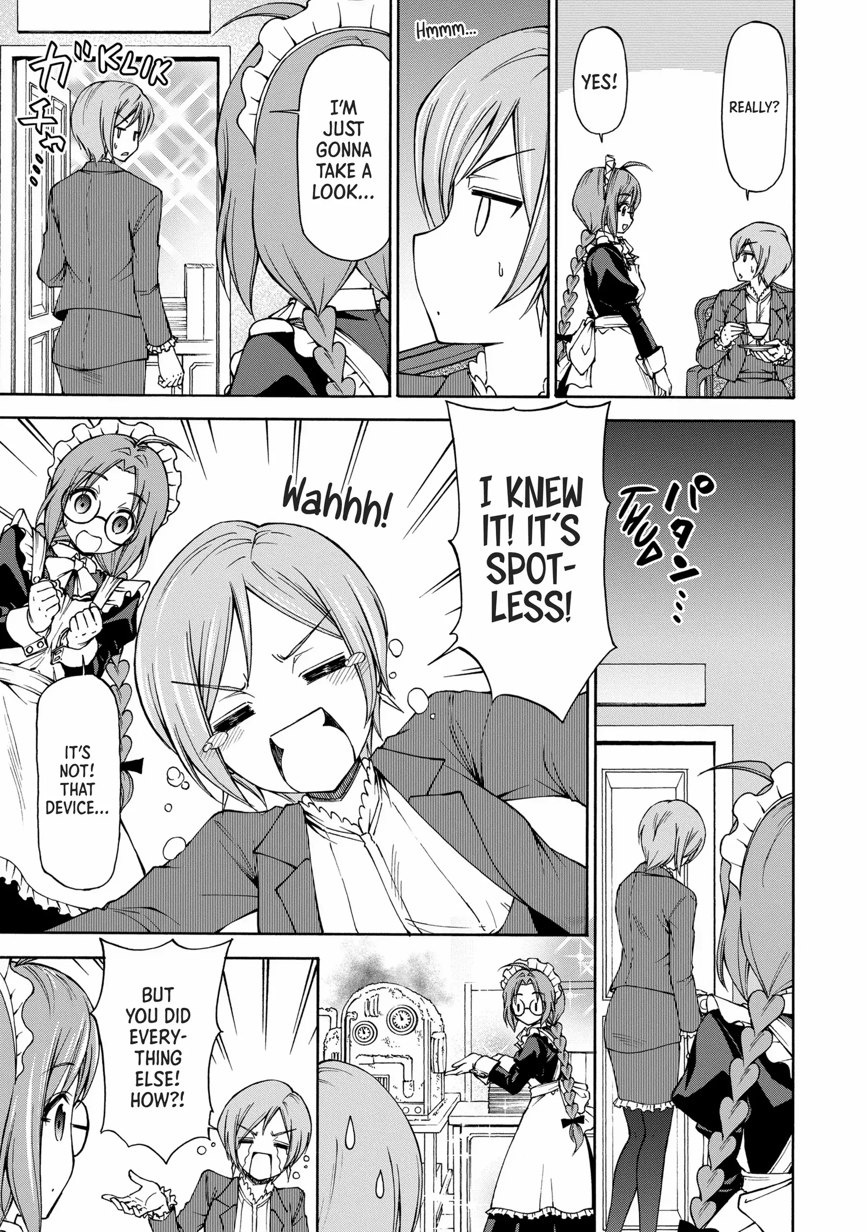 Maid Nara Touzen Desu. ~Nureginu Wo Kiserareta Bannou Maid-San Wa Tabi Ni Deru Koto Ni Shimashita.~ Chapter 4 page 12