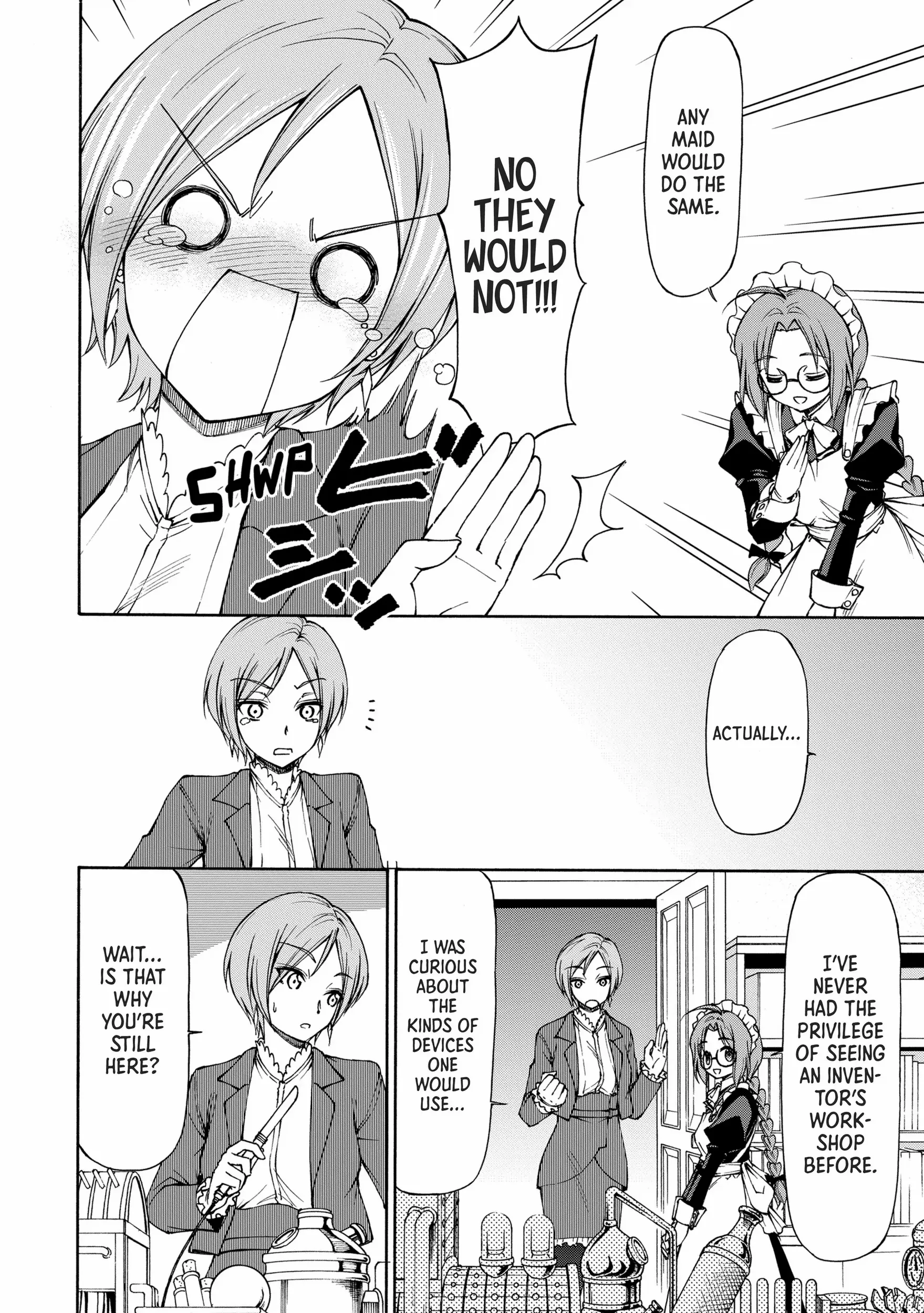 Maid Nara Touzen Desu. ~Nureginu Wo Kiserareta Bannou Maid-San Wa Tabi Ni Deru Koto Ni Shimashita.~ Chapter 4 page 13