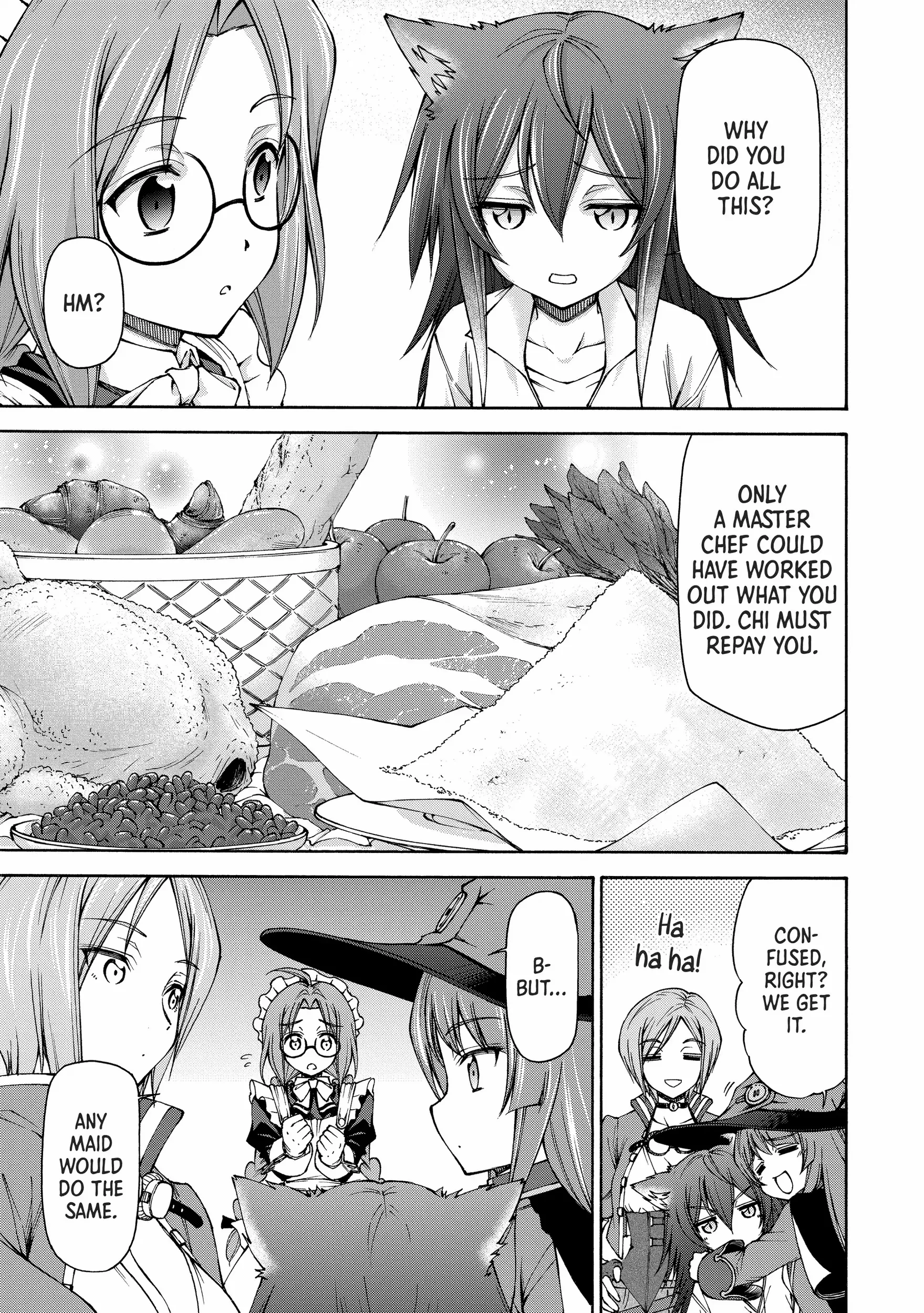 Maid Nara Touzen Desu. ~Nureginu Wo Kiserareta Bannou Maid-San Wa Tabi Ni Deru Koto Ni Shimashita.~ Chapter 7 page 15