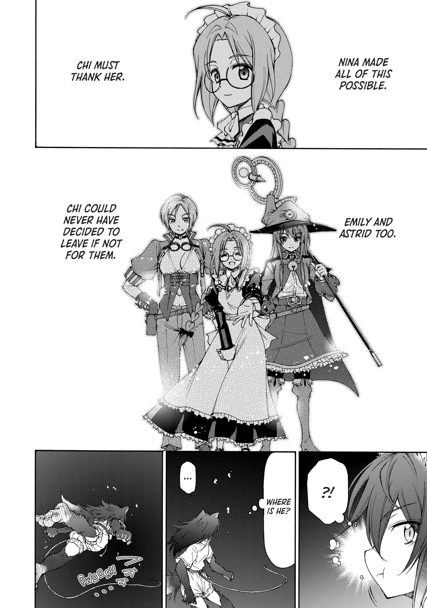 Maid Nara Touzen Desu. ~Nureginu Wo Kiserareta Bannou Maid-San Wa Tabi Ni Deru Koto Ni Shimashita.~ Chapter 8 page 42