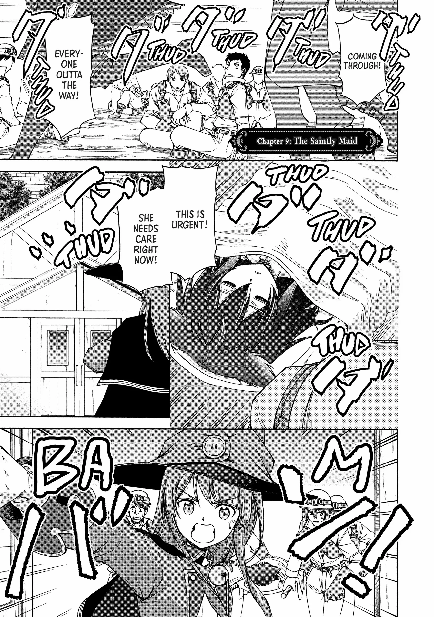 Maid Nara Touzen Desu. ~Nureginu Wo Kiserareta Bannou Maid-San Wa Tabi Ni Deru Koto Ni Shimashita.~ Chapter 9 page 1