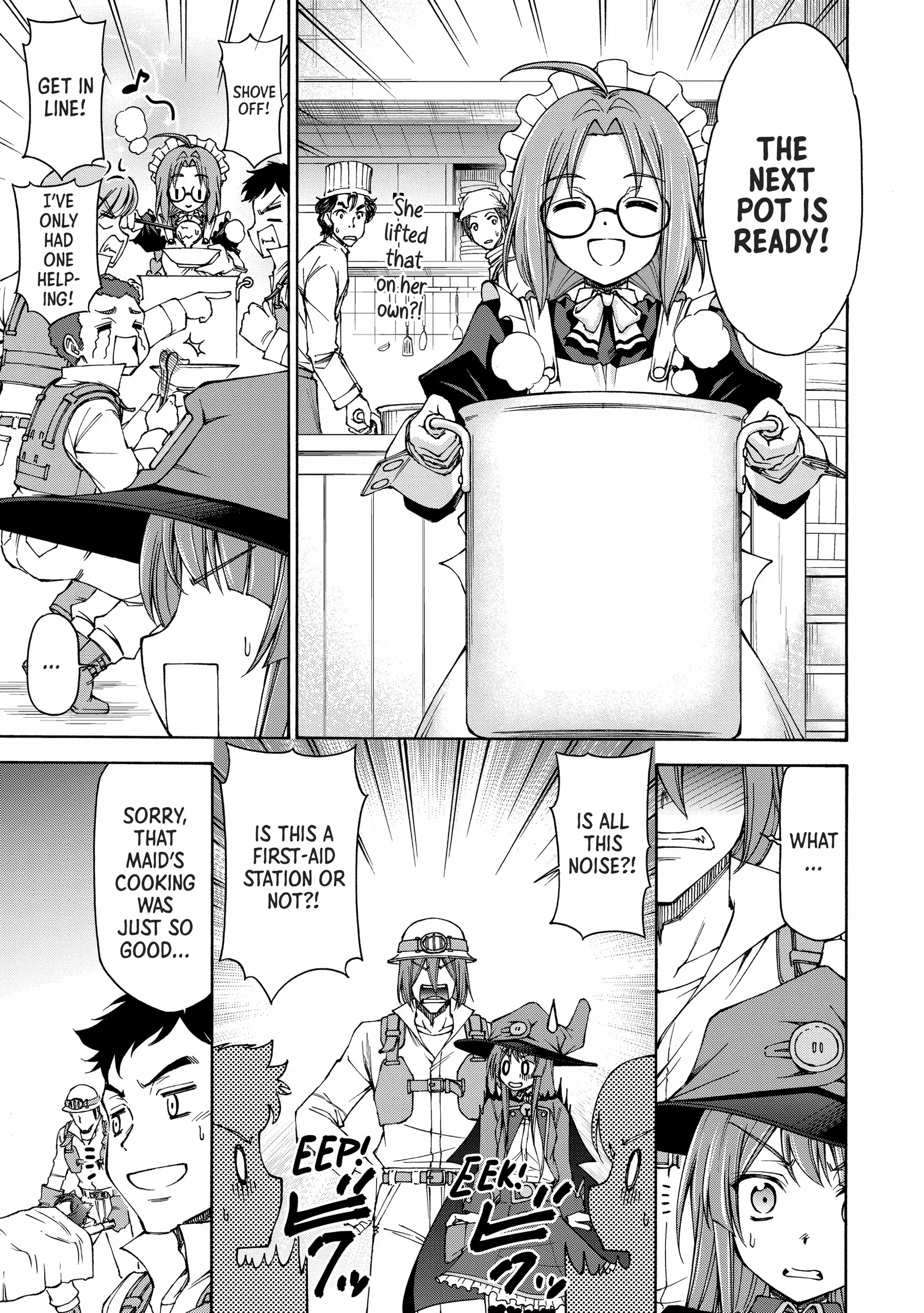 Maid Nara Touzen Desu. ~Nureginu Wo Kiserareta Bannou Maid-San Wa Tabi Ni Deru Koto Ni Shimashita.~ Chapter 9 page 3