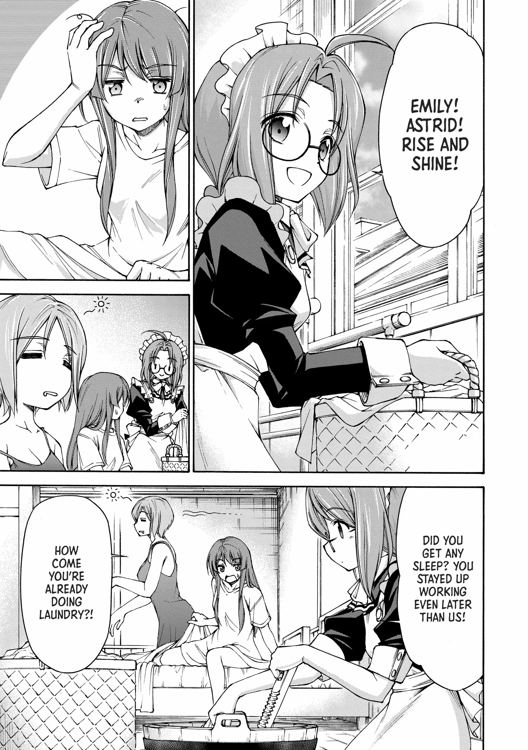 Maid Nara Touzen Desu. ~Nureginu Wo Kiserareta Bannou Maid-San Wa Tabi Ni Deru Koto Ni Shimashita.~ Chapter 9 page 11