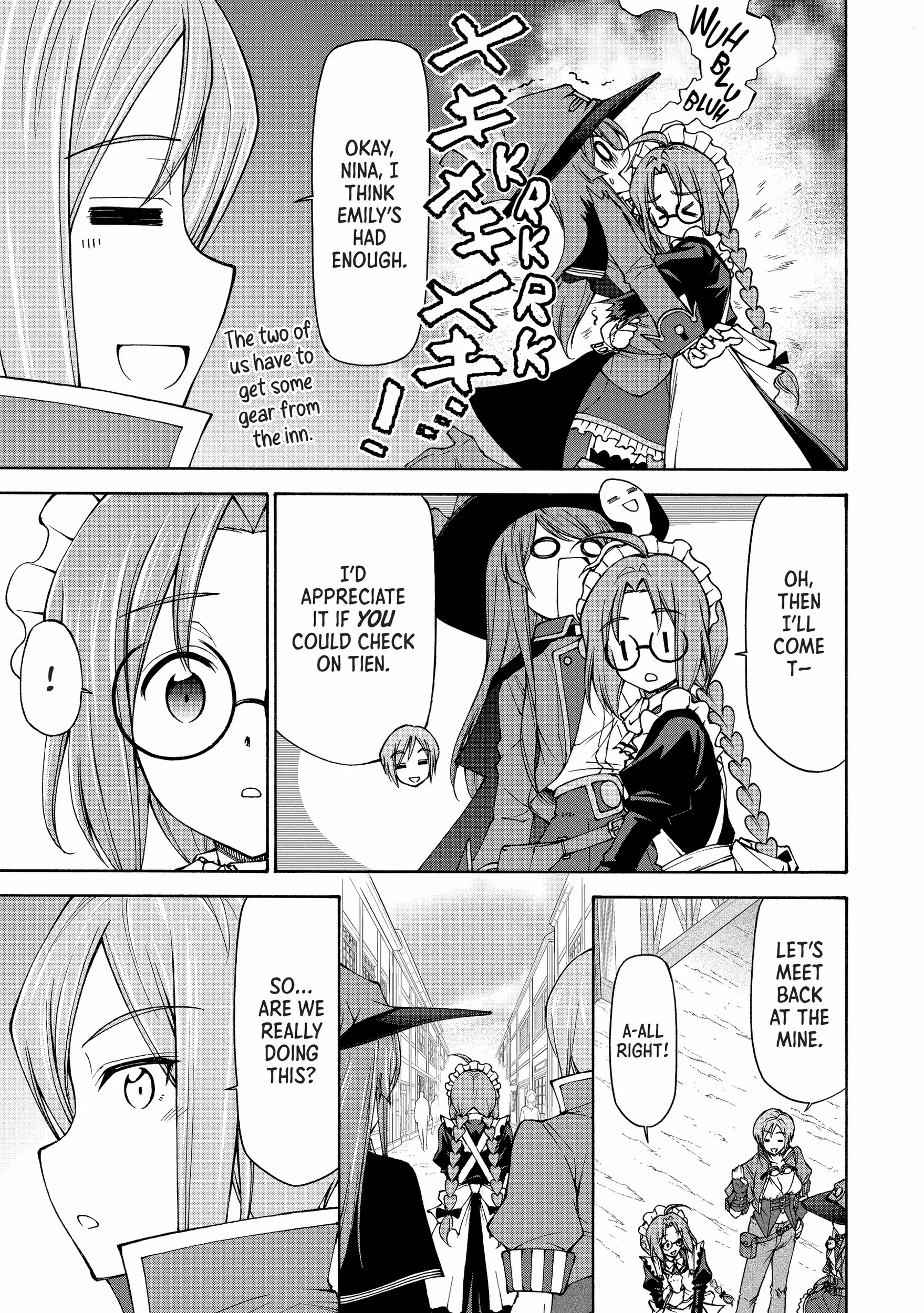 Maid Nara Touzen Desu. ~Nureginu Wo Kiserareta Bannou Maid-San Wa Tabi Ni Deru Koto Ni Shimashita.~ Chapter 9 page 17